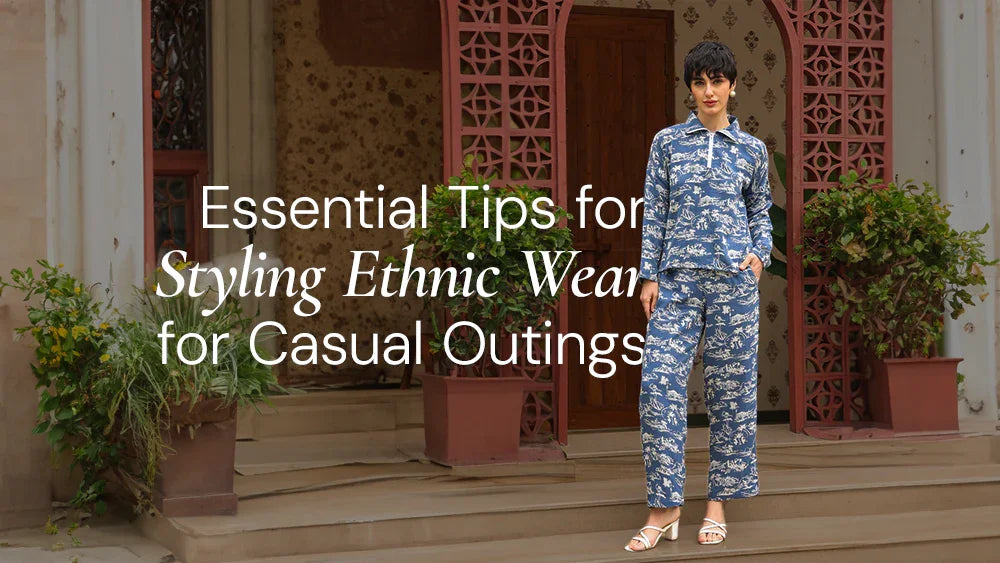 Essential Tips for Styling Ethnic Wear for Casual Outings - SanskrutiHomes