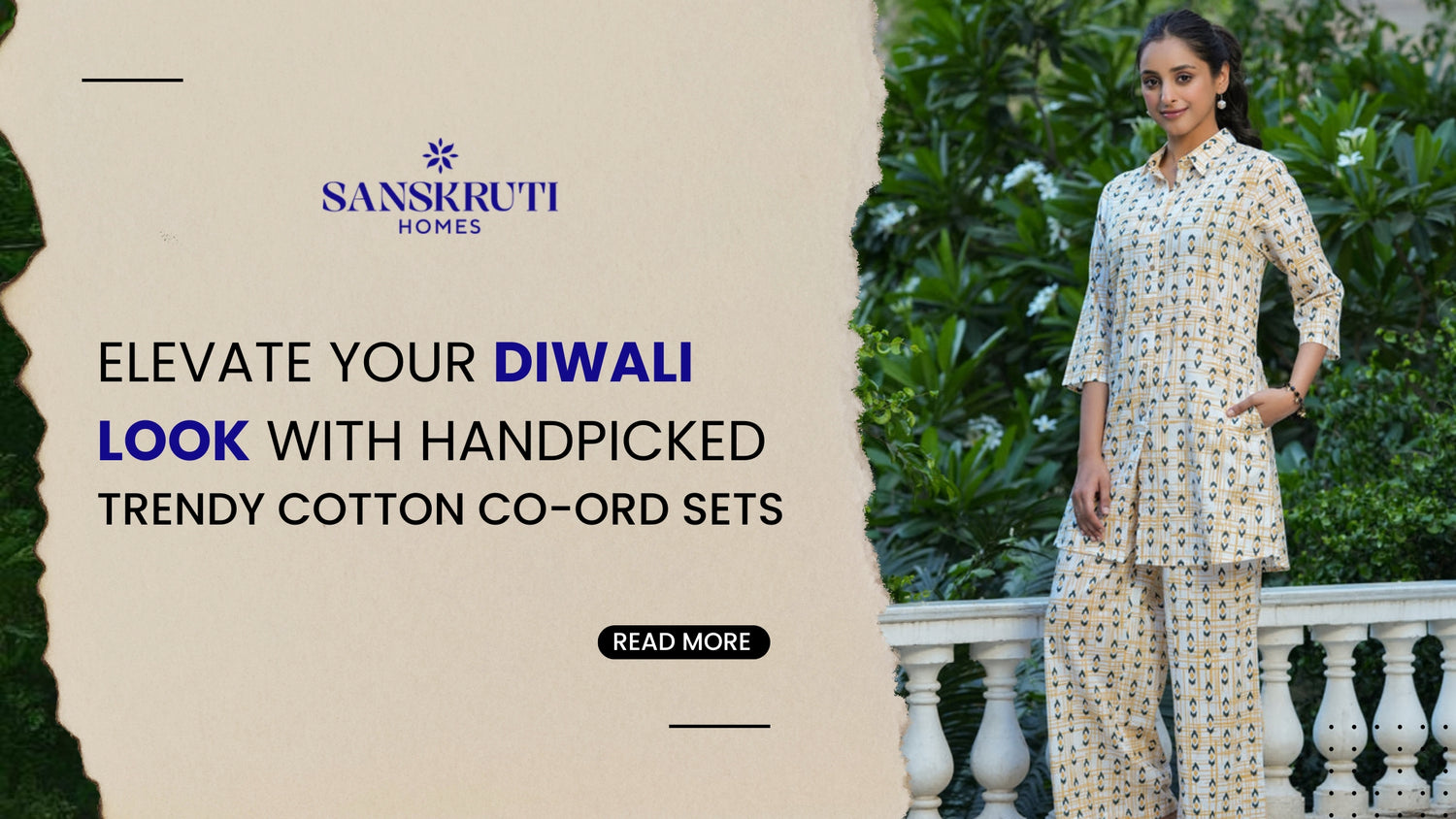 Elevate Your Diwali Look with Handpicked Co-ord Sets from Sanskruti Homes