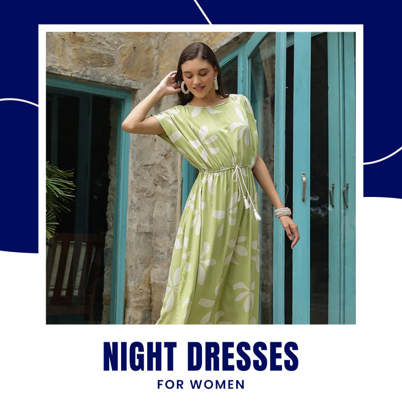 Shop Night Dresses For Women Online @ Discounted Price, Best Deals On SanskrutiHomes.in Shop Night Dresses For Women Online @ Discounted Price, Best Deals On SanskrutiHomes.in