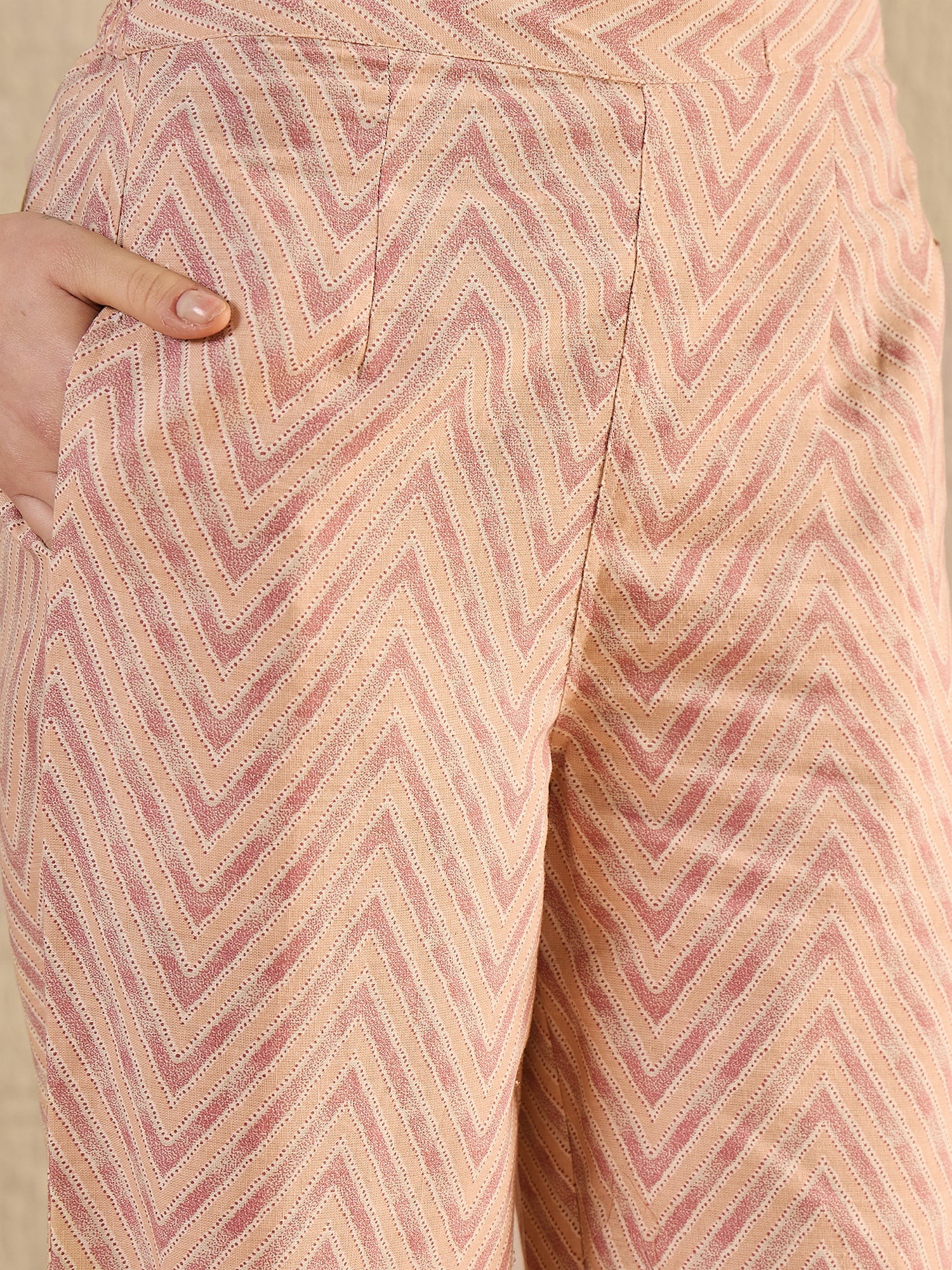 Pink Tropical Printed Co Ord Set