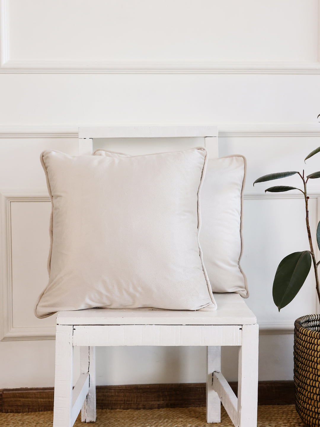 Solid Print Cushion Cover