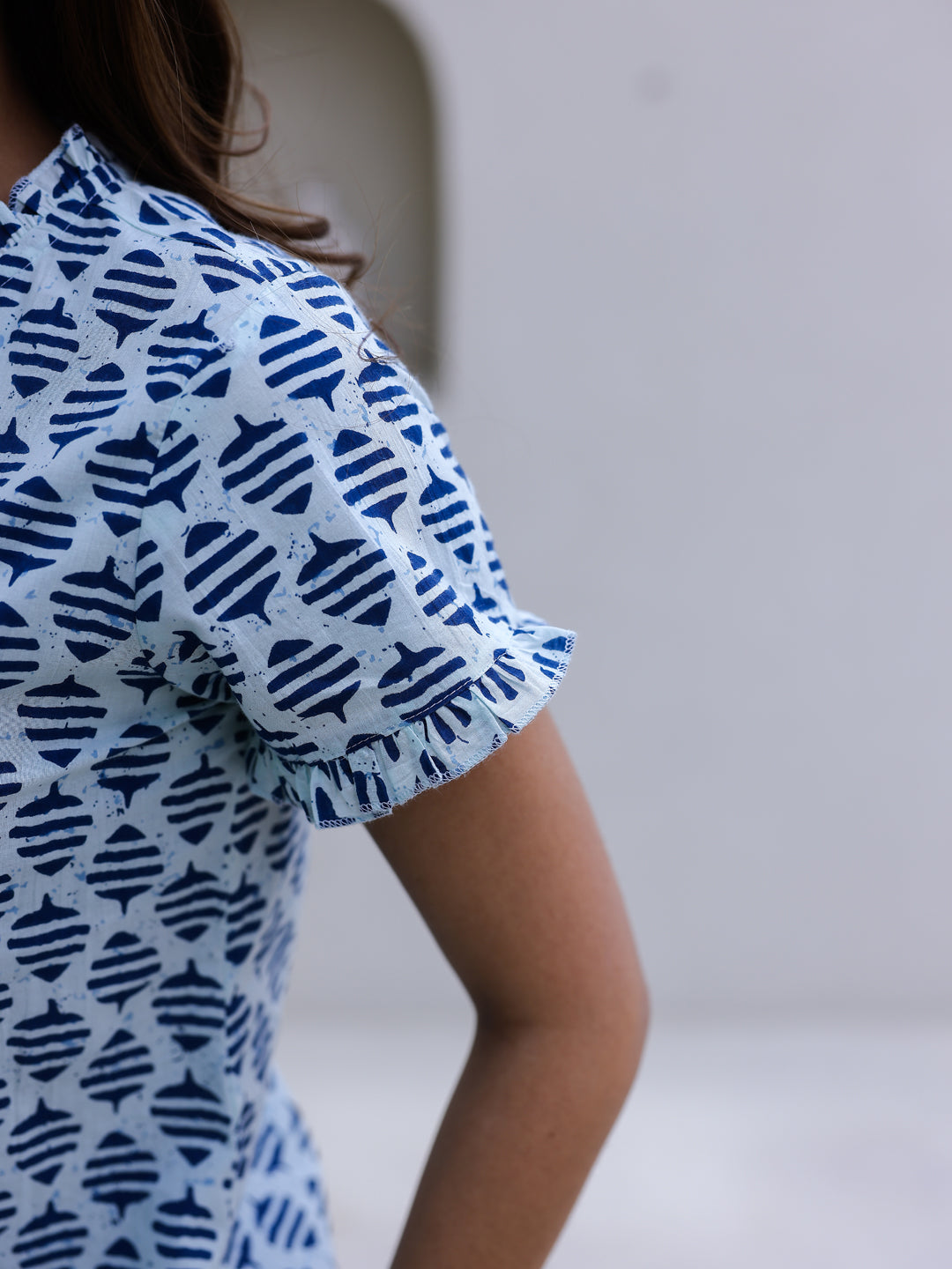 Ethnic Motifs Printed Pure Cotton Night suit