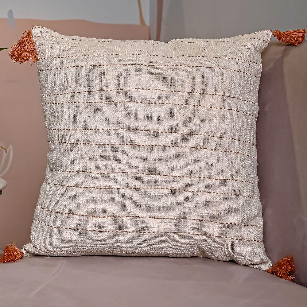 Handloom Pure Cotton Cushion Cove - SanskrutiHomes