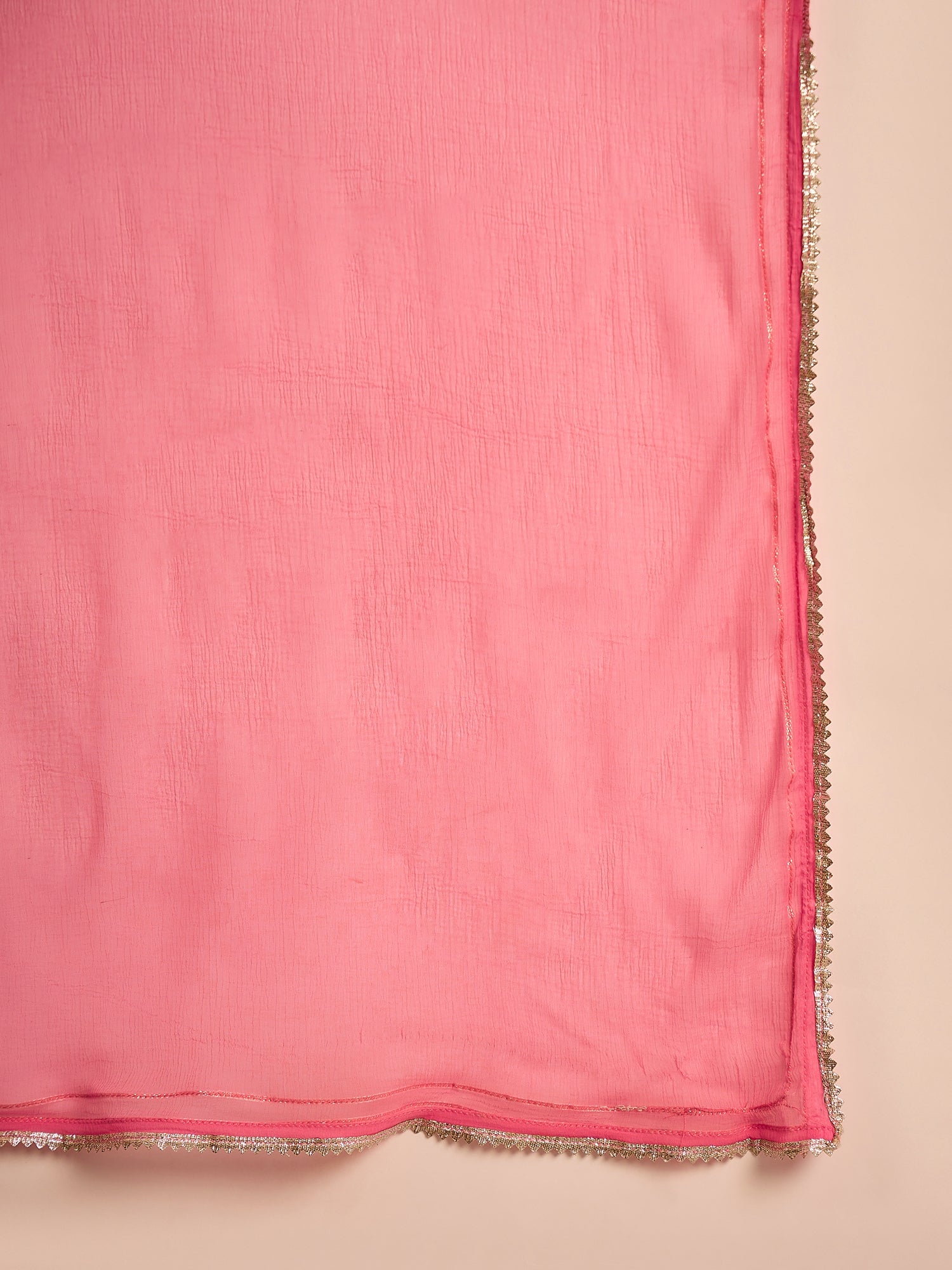 Green Pure Cotton V-Neck Kurta Set For Women