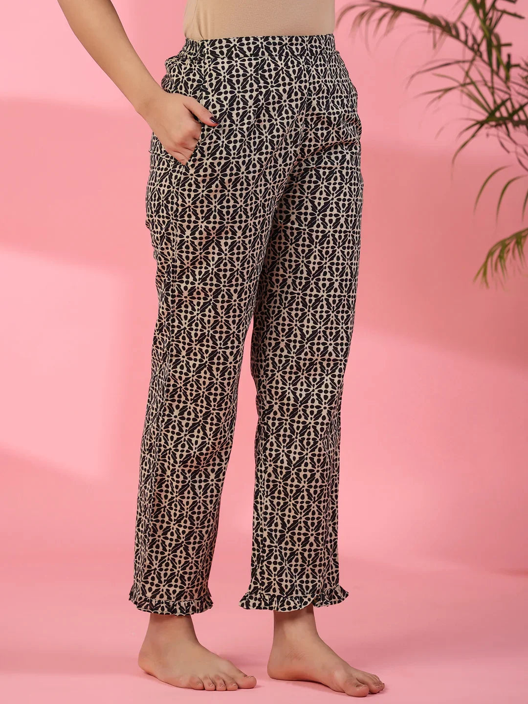 Lanes nest Cotton Night Suit - SanskrutiHomes