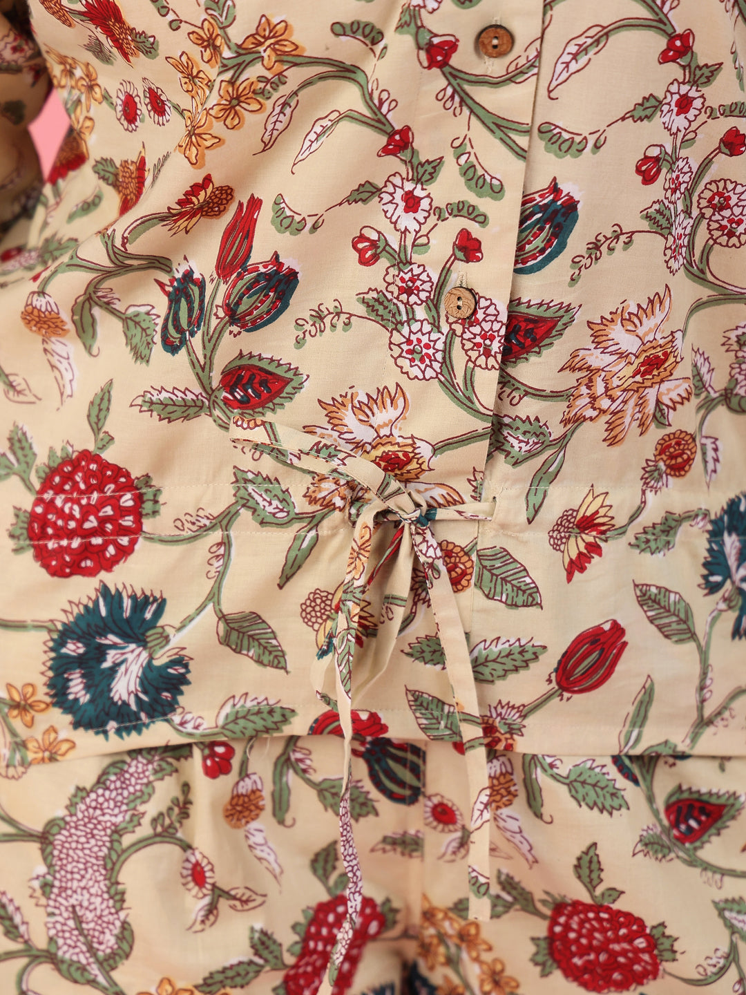 Jacobean Cotton Night Suit