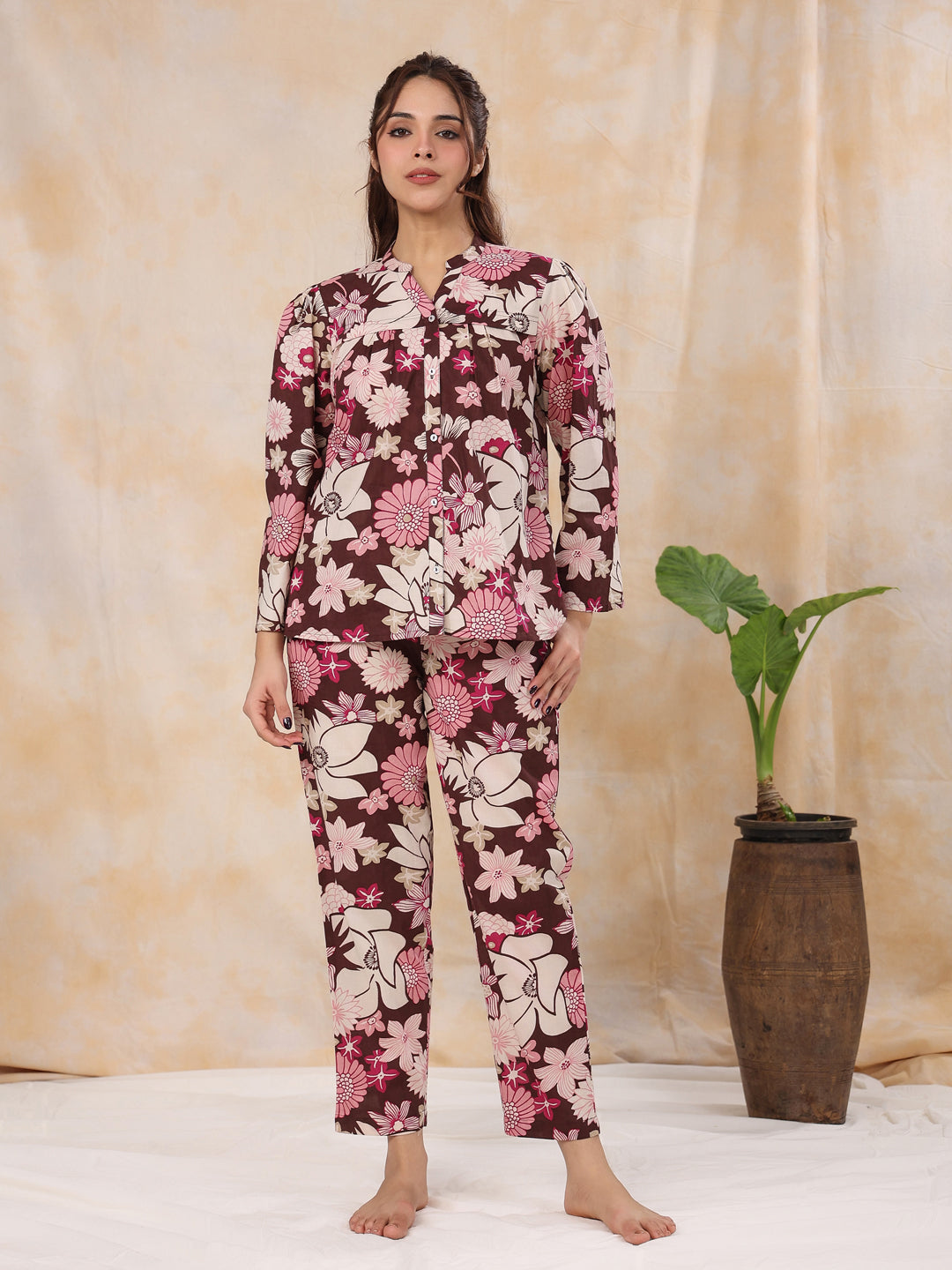 Magnolia Cotton Night Suit
