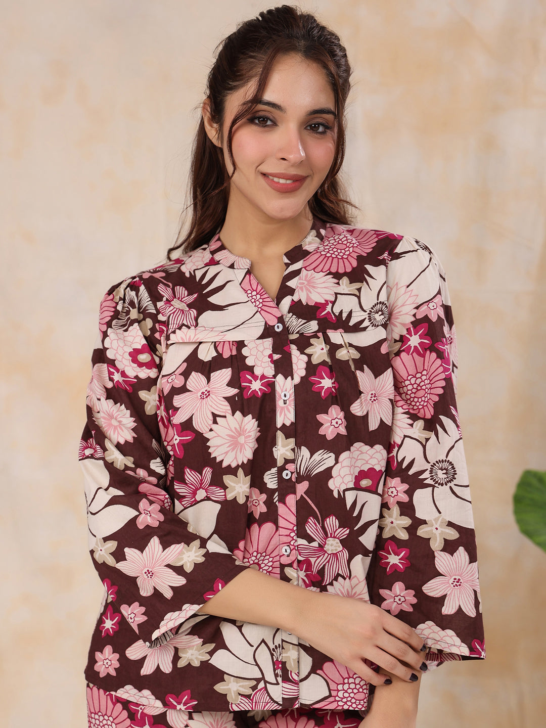 Magnolia Cotton Night Suit