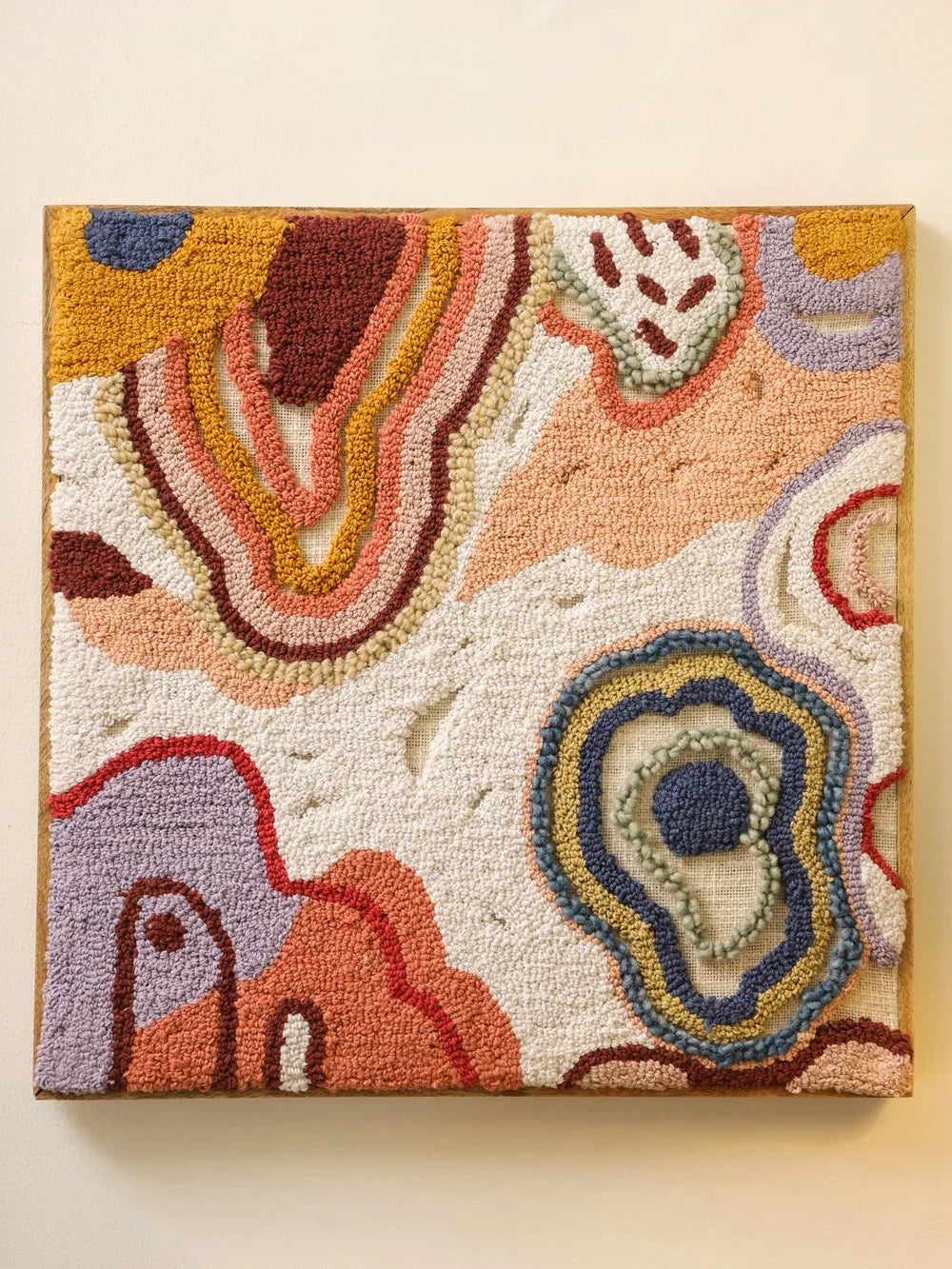 Hand Made Cotton Tufted Wall Art