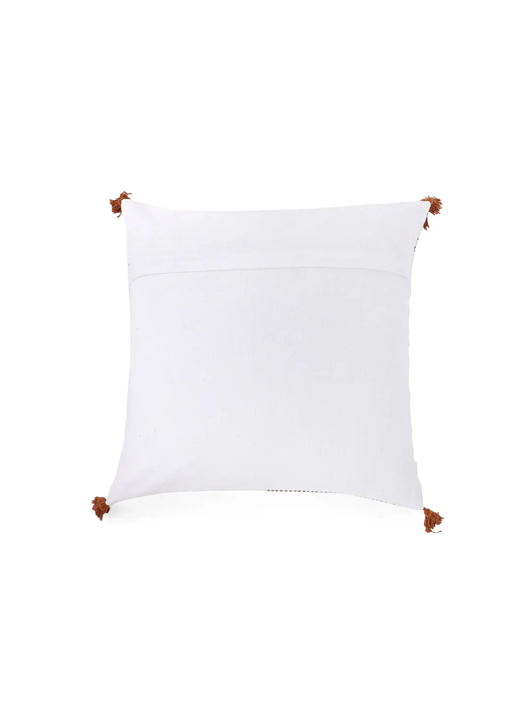 Cotton Brown Colour Geometric Cushion Covers - SanskrutiHomes