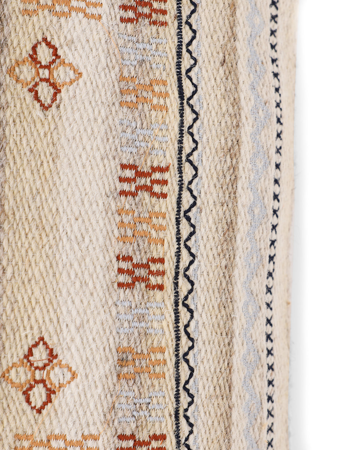 Jute Cotton Beige Colour Geometric Cushion Covers