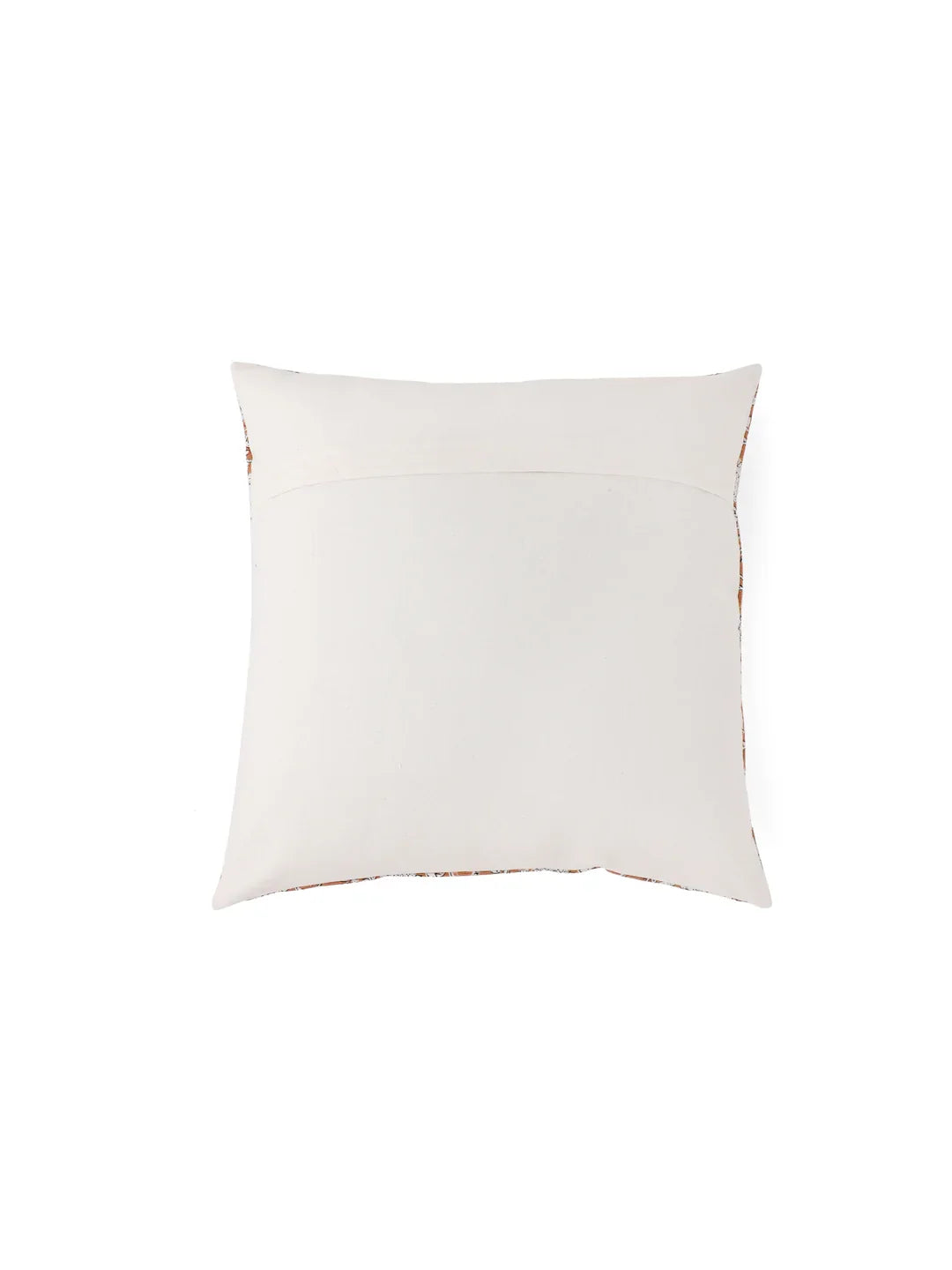 Cotton Off White Colour Floral Cushion Covers - SanskrutiHomes