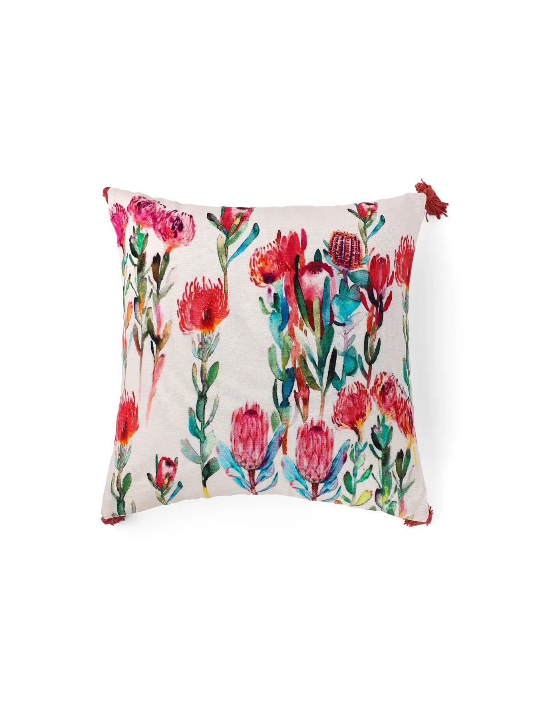 Velvet Multi Colour Floral Cushion Covers - SanskrutiHomes