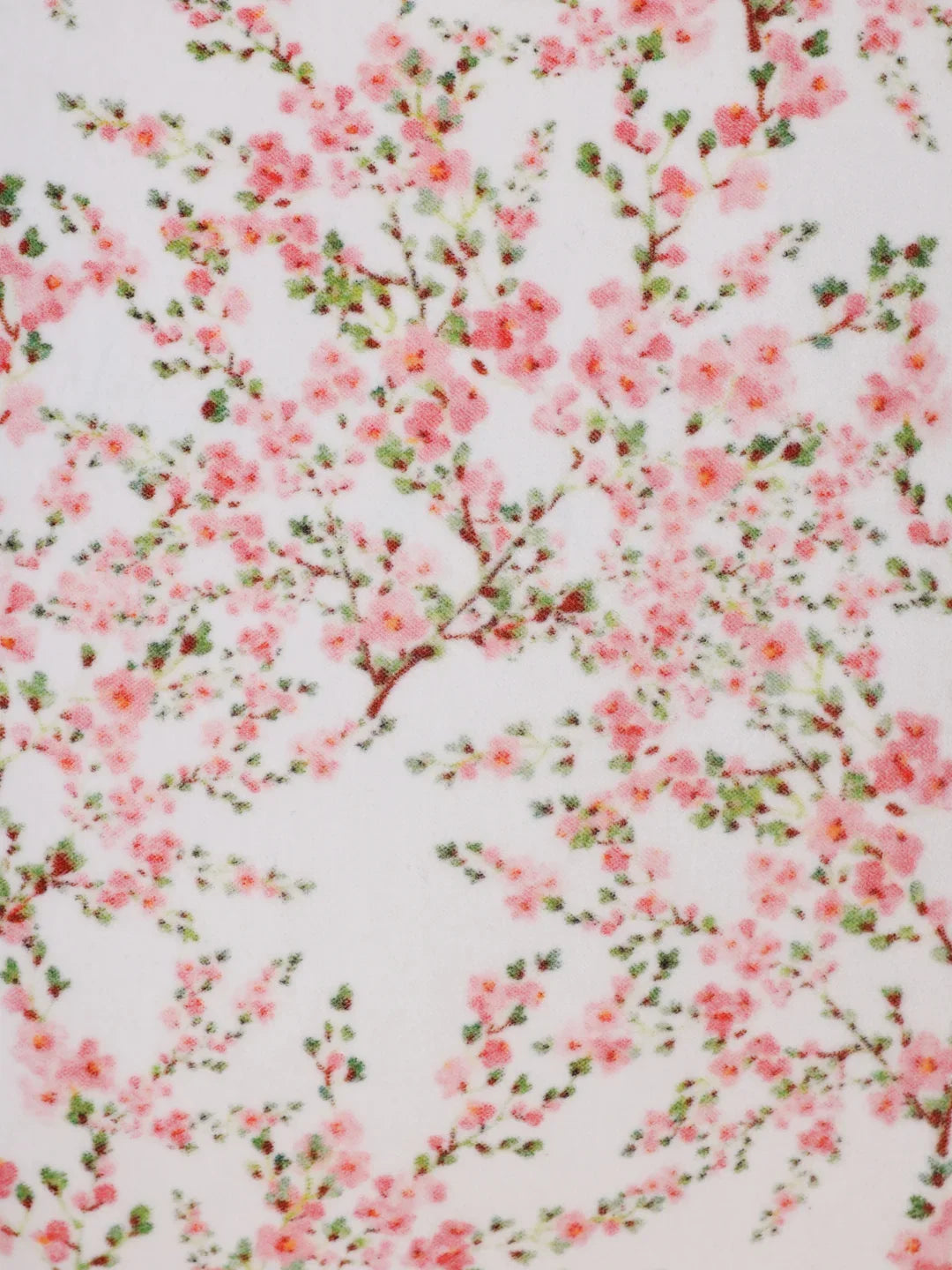 Pink Color Floral Print Square Cushion Covers
