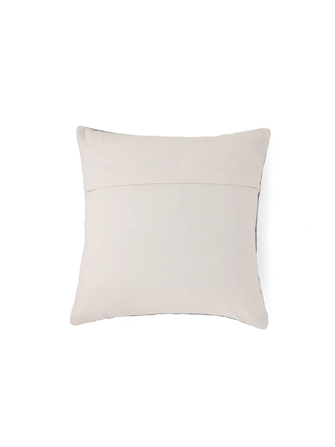 Jute Cotton Grey Colour Geometric Cushion Covers - SanskrutiHomes