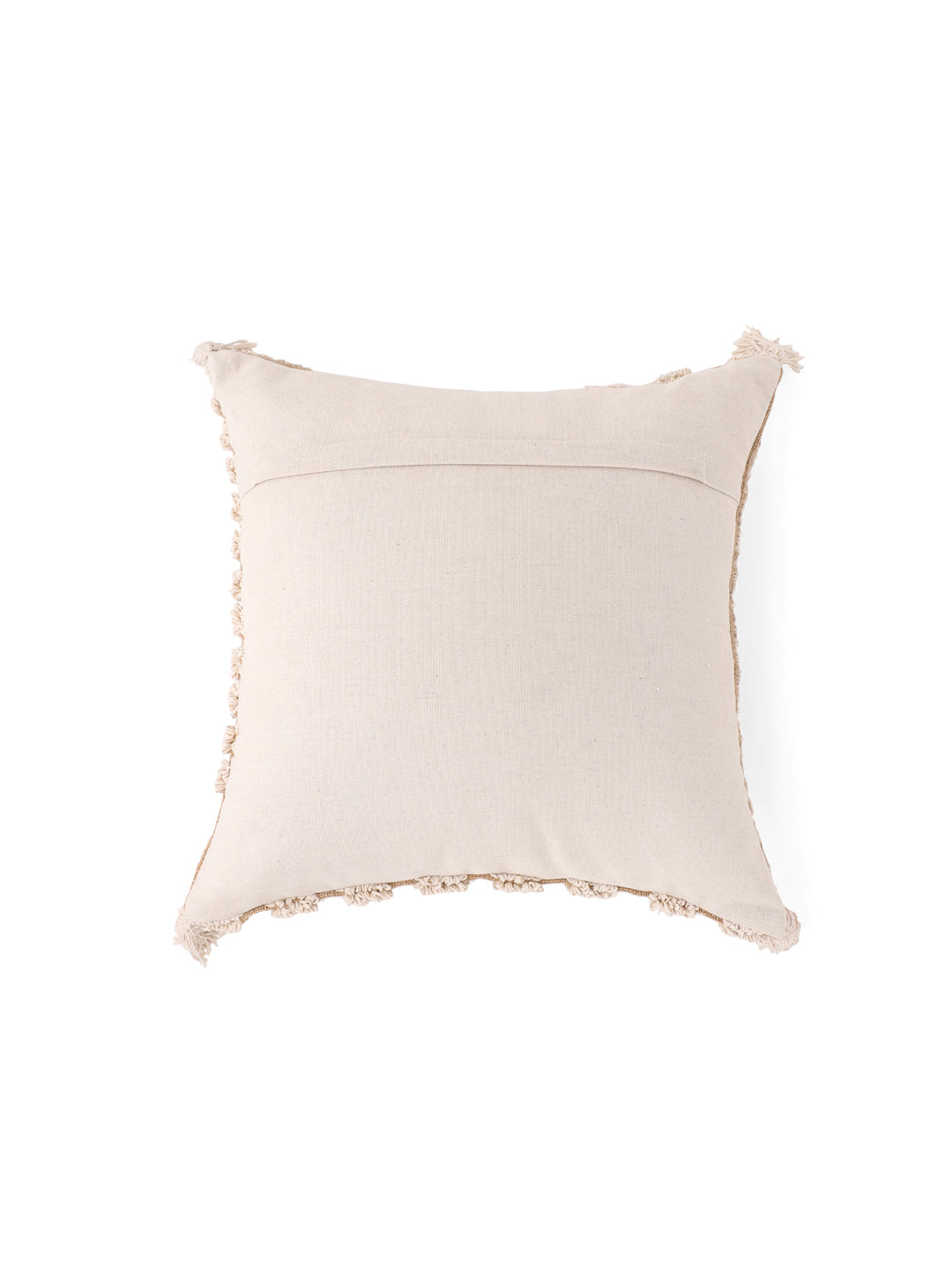 Cotton Off White Colour Embroidered Cushion Covers