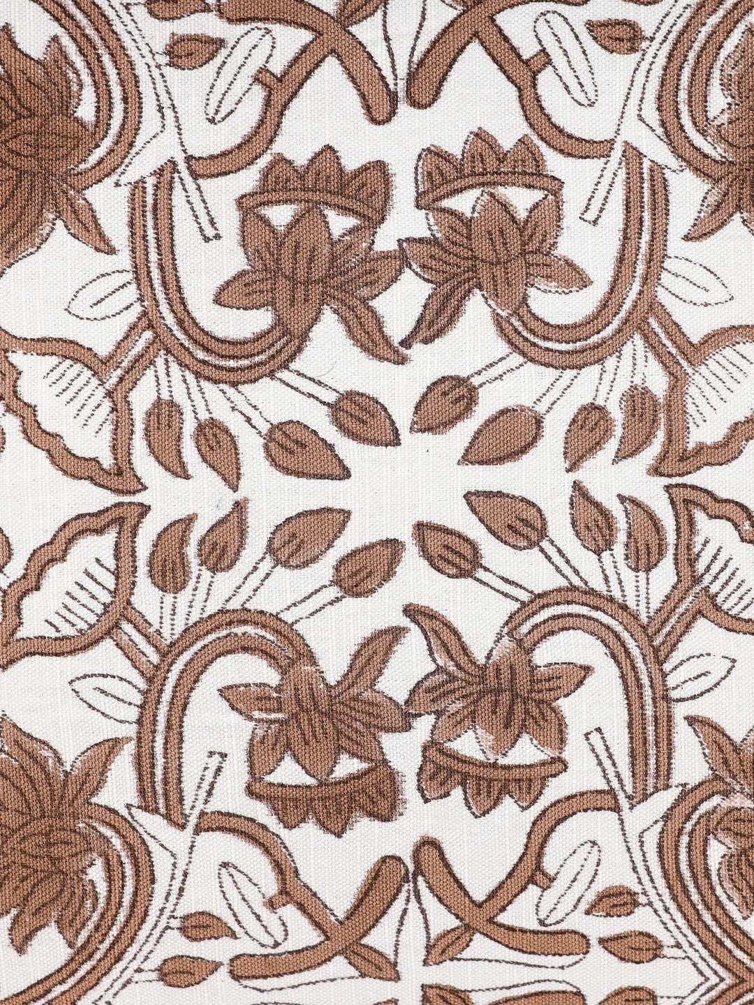 Cotton Brown Colour Ethnic Motifs Cushion Covers - SanskrutiHomes