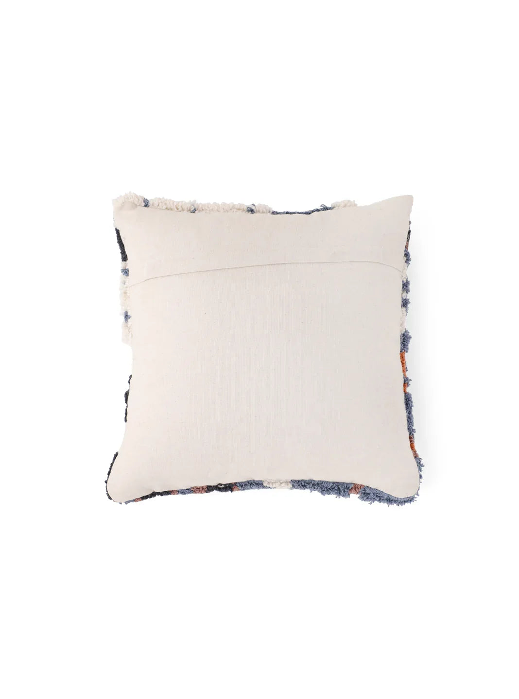 Cotton Blue Colour Embroidered Cushion Covers - SanskrutiHomes