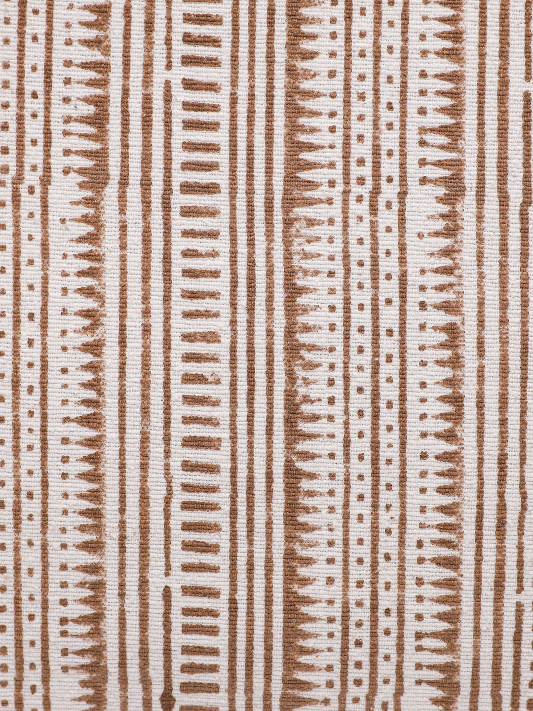 Cotton Brown Colour Striped Cushion Covers