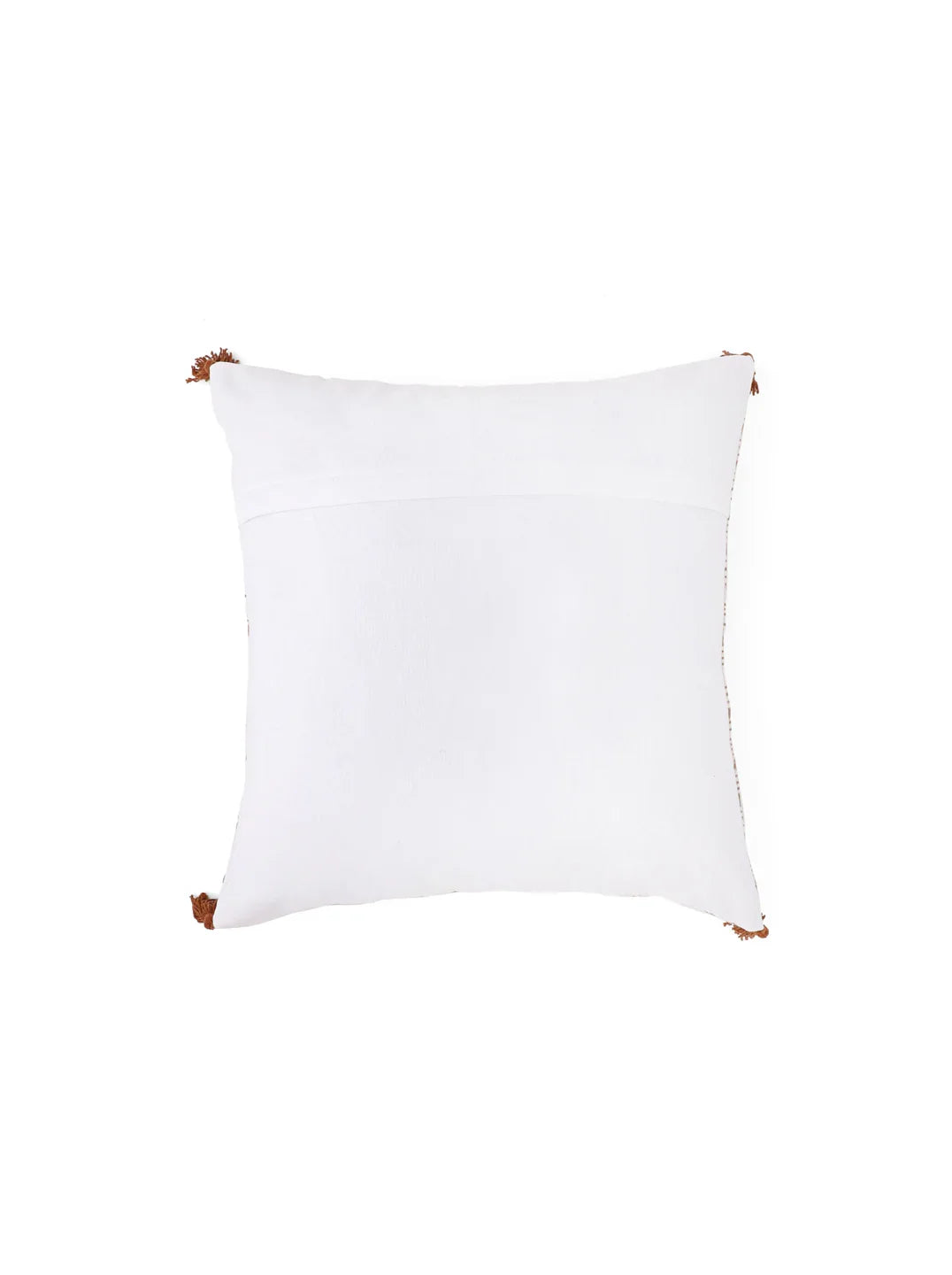 Cotton Brown Colour Striped Cushion Covers - SanskrutiHomes