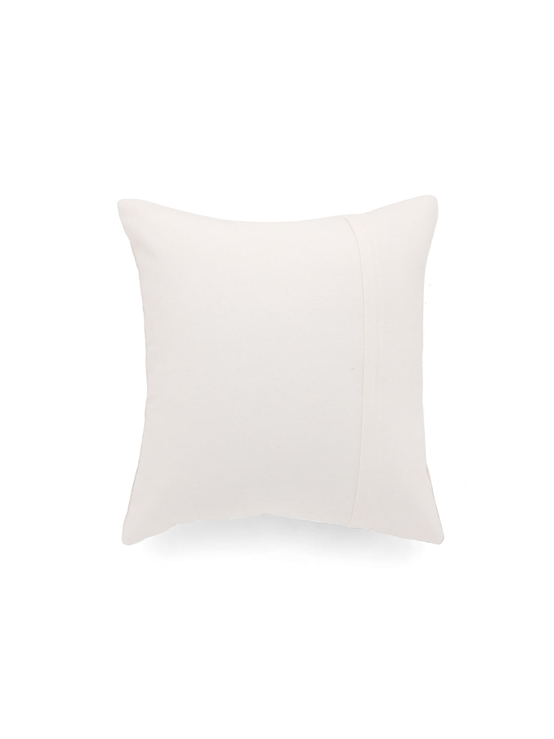 Beige Color Geometric Squared Velvet Cushion Covers