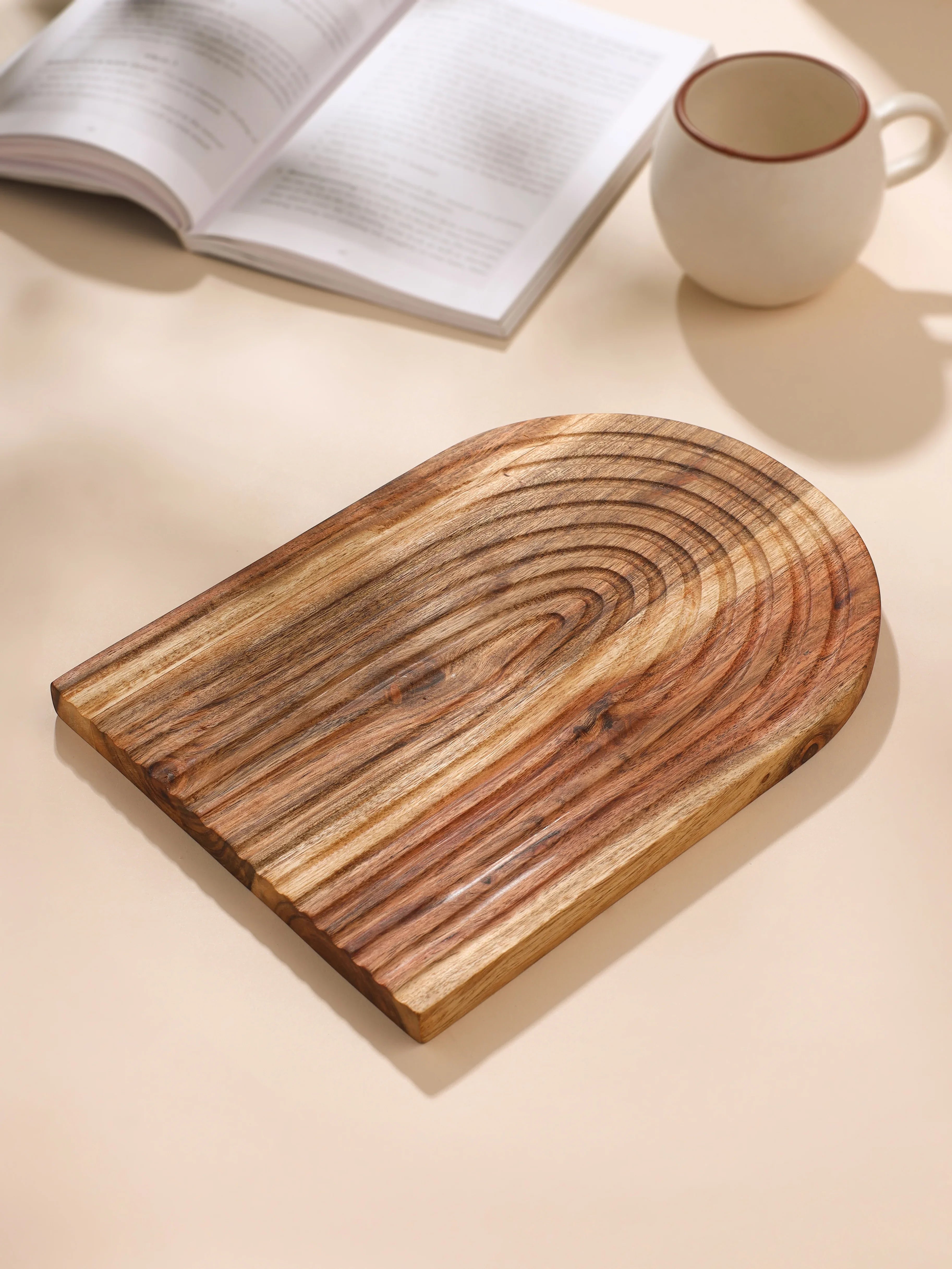SEMI ROUND MULTIPURPOSE PLATTER - SanskrutiHomes