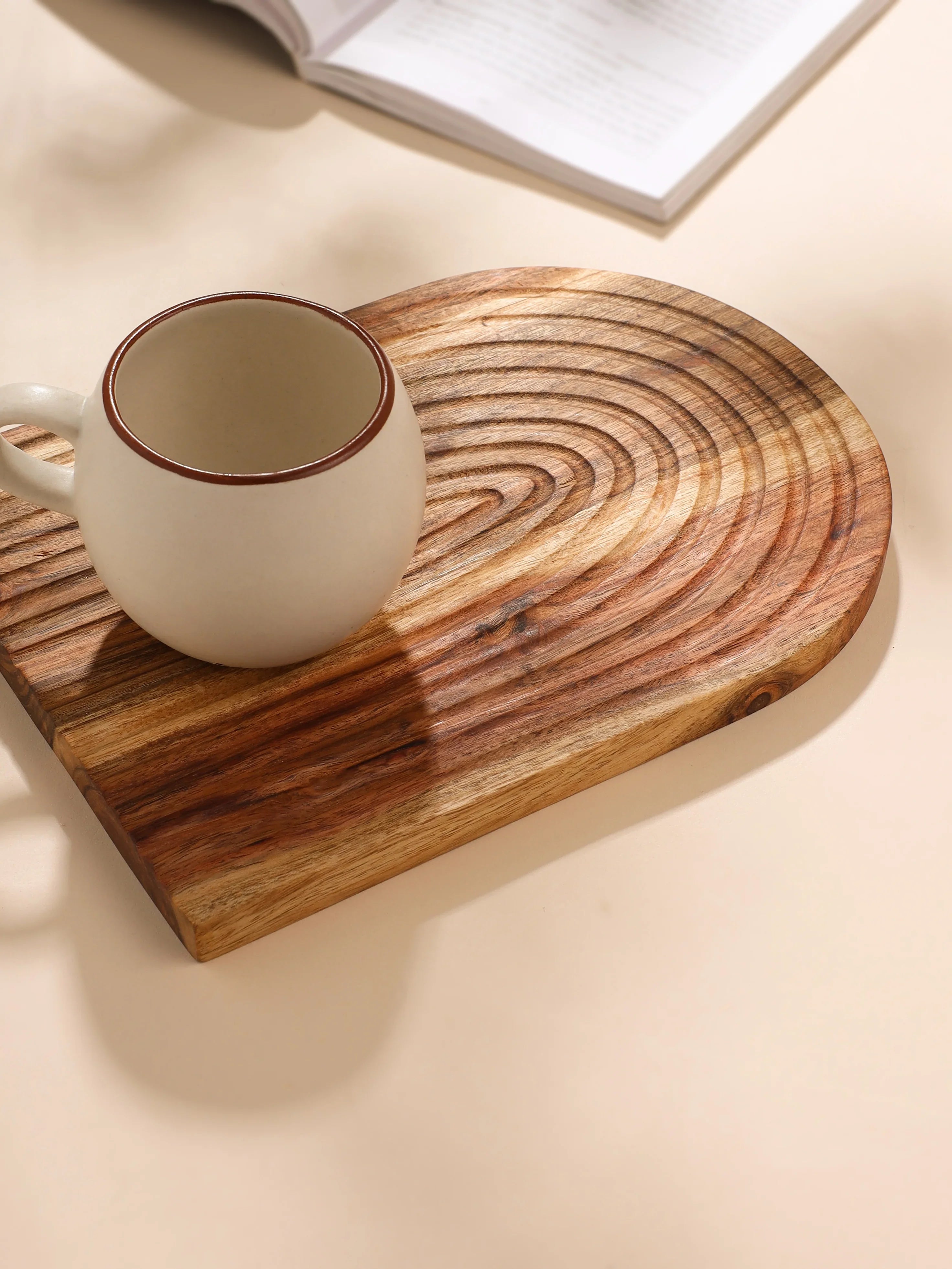 SEMI ROUND MULTIPURPOSE PLATTER - SanskrutiHomes