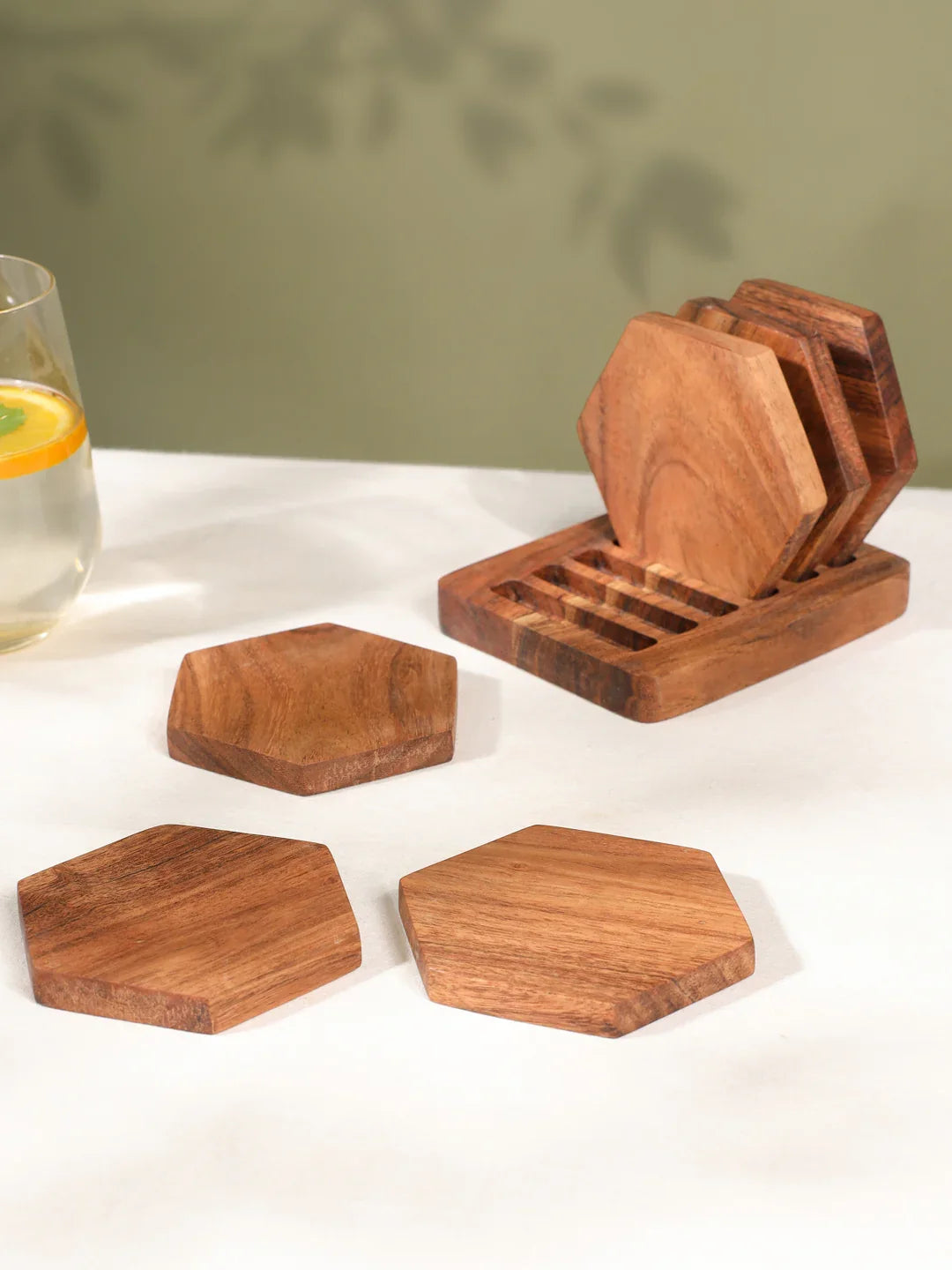 HEXAGONAL COASTERS - SanskrutiHomes