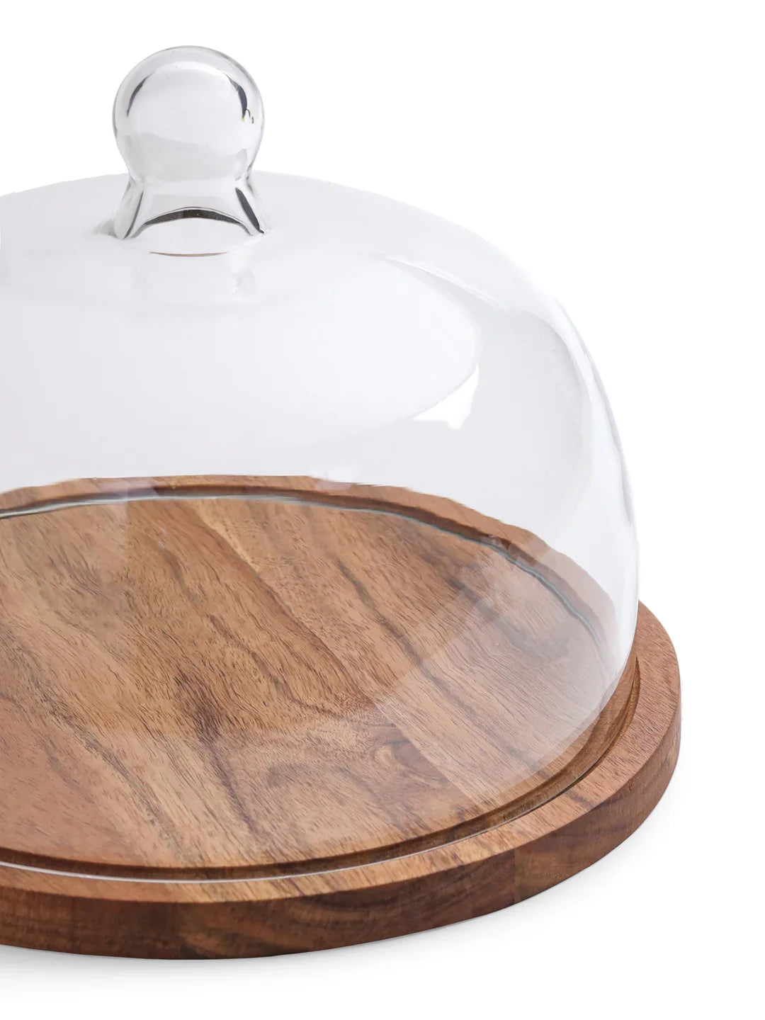 Glass Dome With Plate