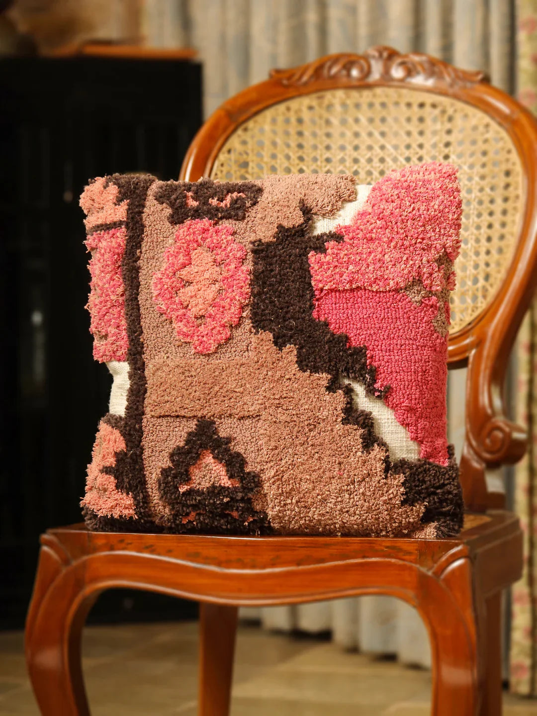 Cotton Multi Colour Embroidered Cushion Covers - SanskrutiHomes