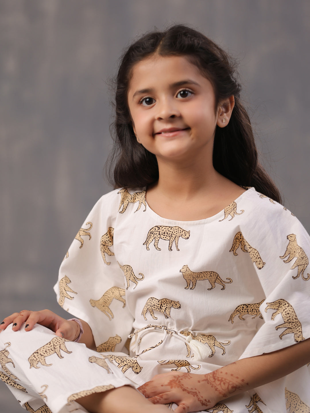 Animal Printed Cotton Kids Night Suits