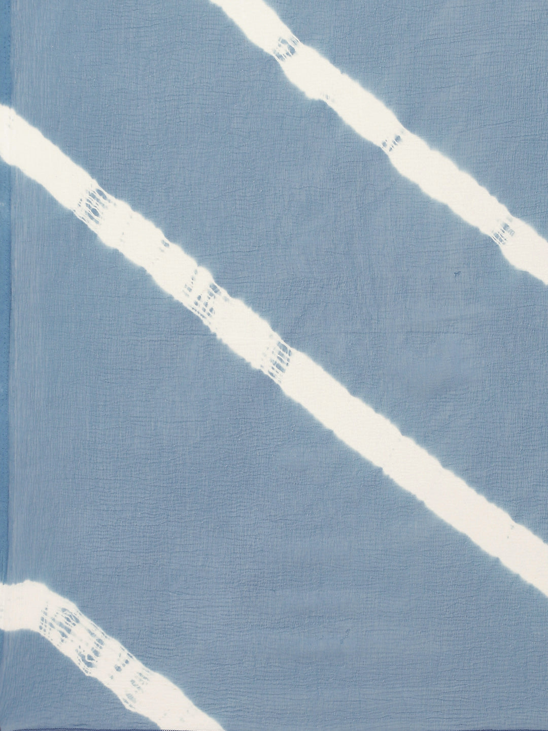 Blue Pure Cotton Floral Printed V-Neck Kurta Set With Dupatta