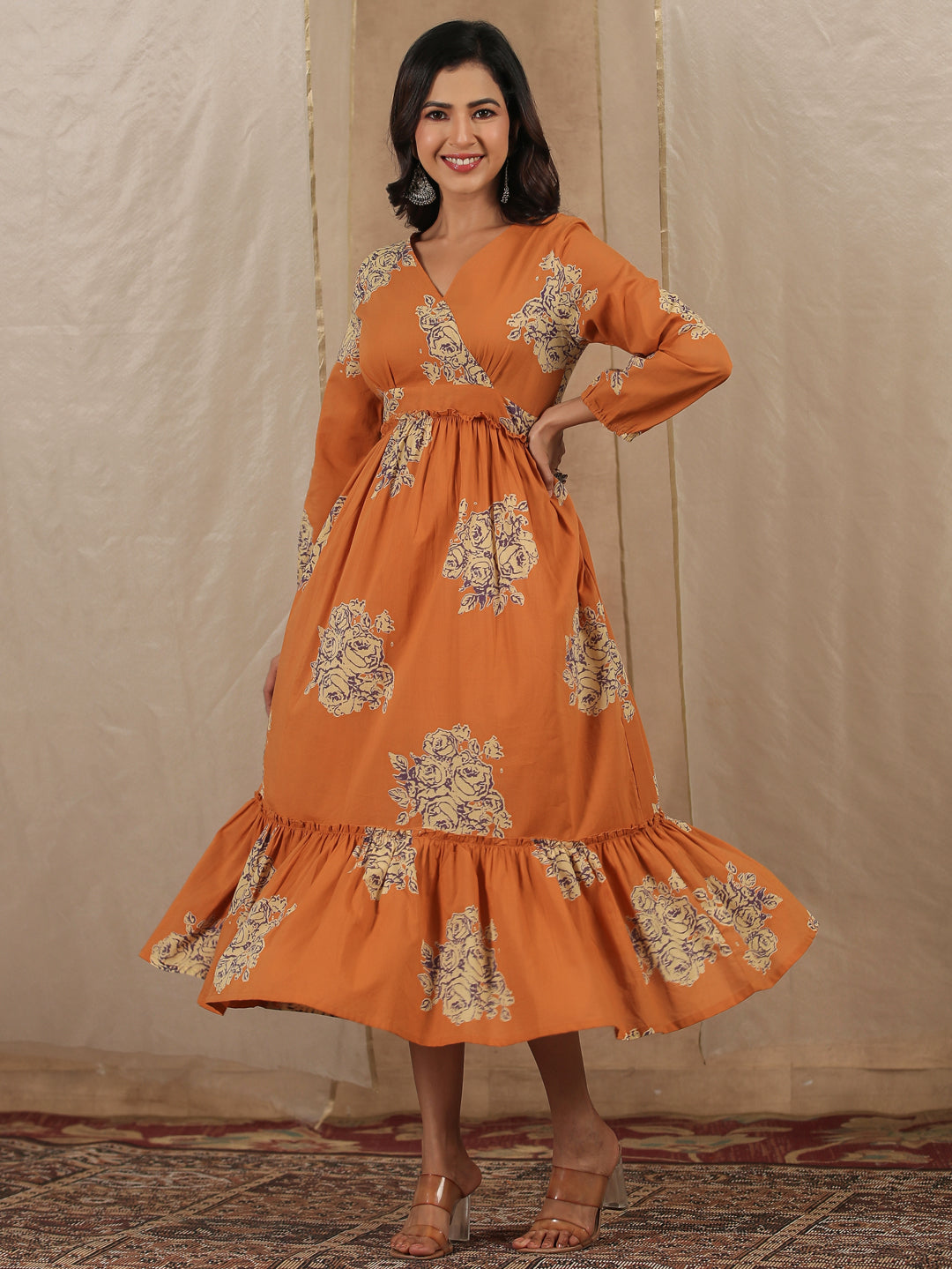 Women Pure Cotton Kurta Dress