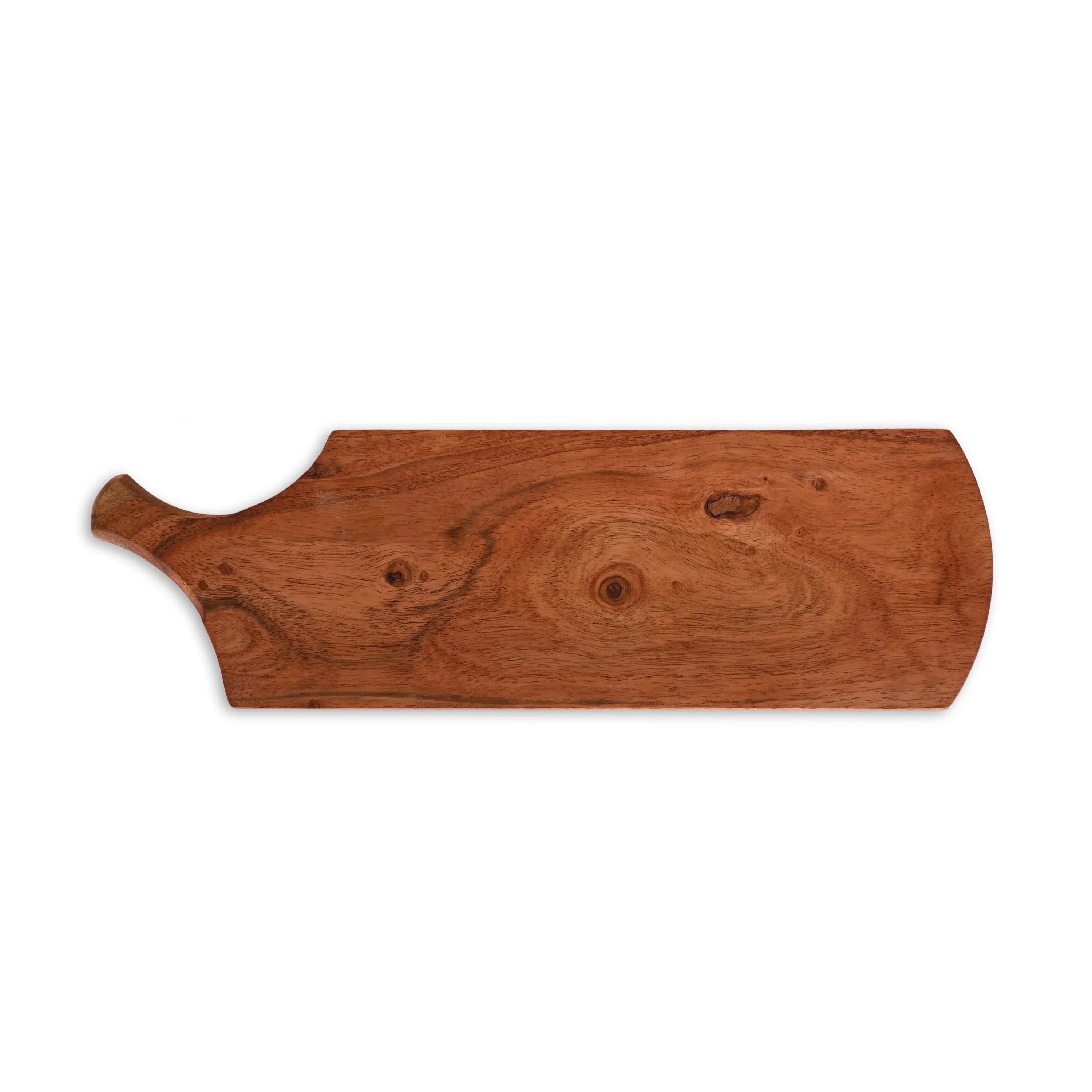 Acacia Wood Rustic Paddle Cutting Board - SanskrutiHomes