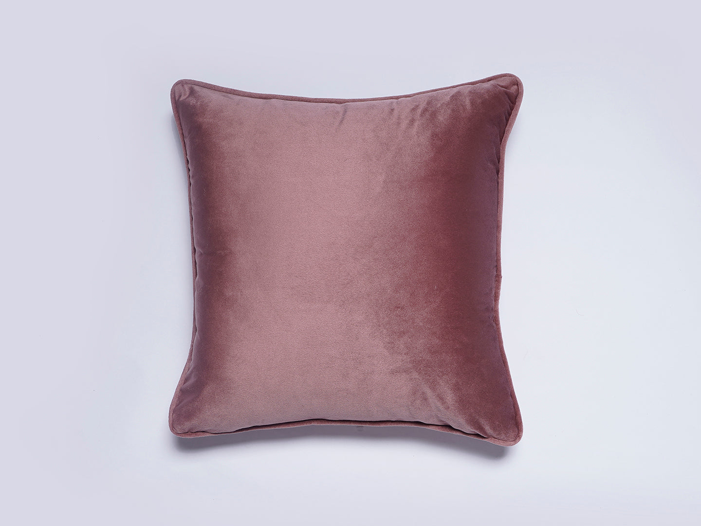 Brown Solid Print Cushion Cover