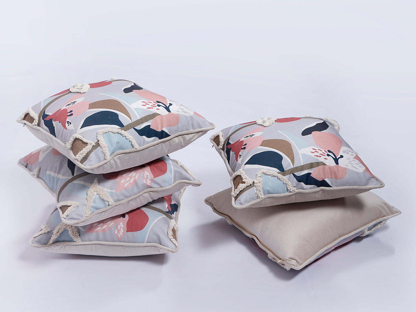 Multi color Print Cushion Cover