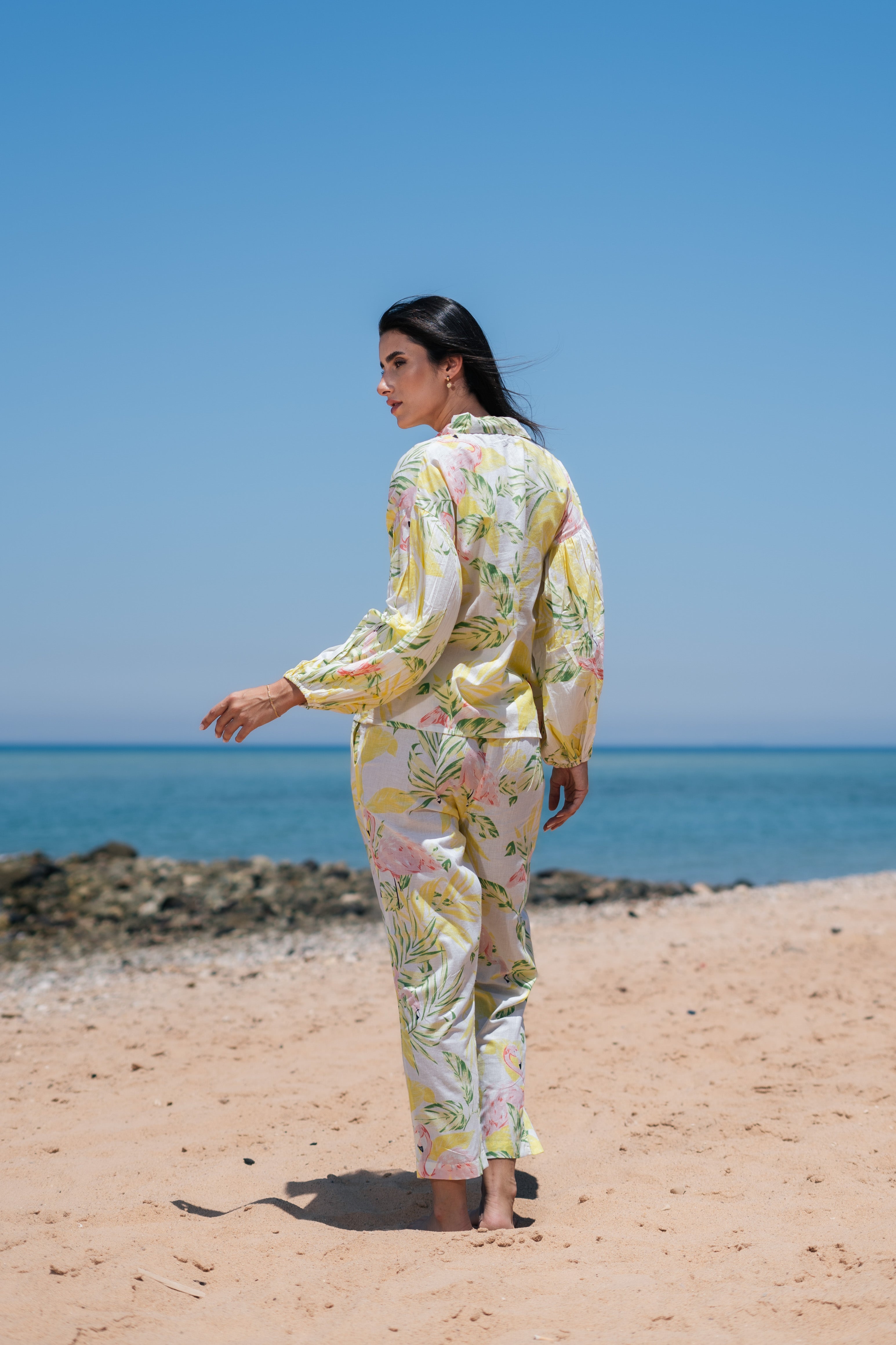 Cotton Floral Printed Night Suit Set For Women