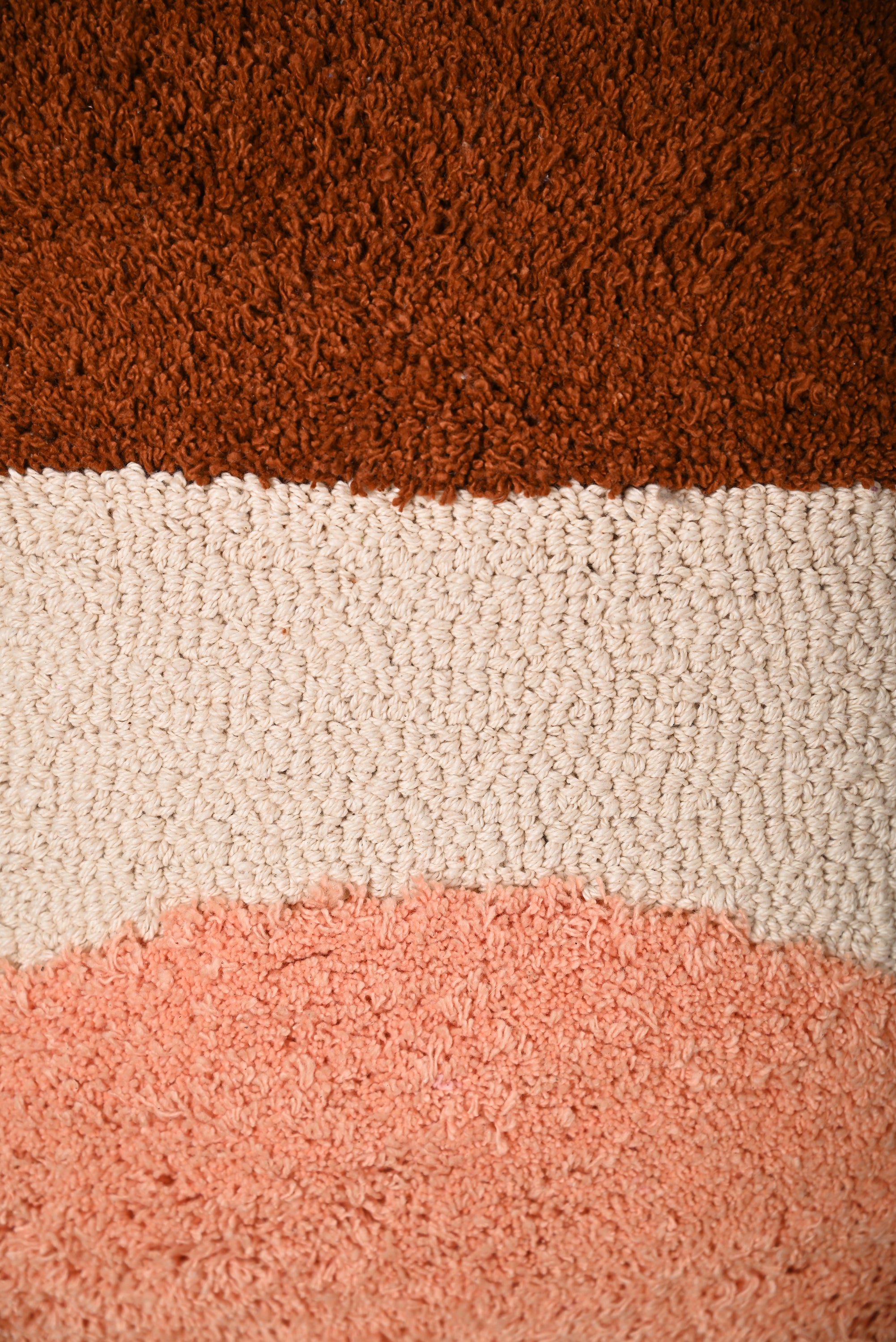 Multicolor Truffted Cotton Cushion Cover