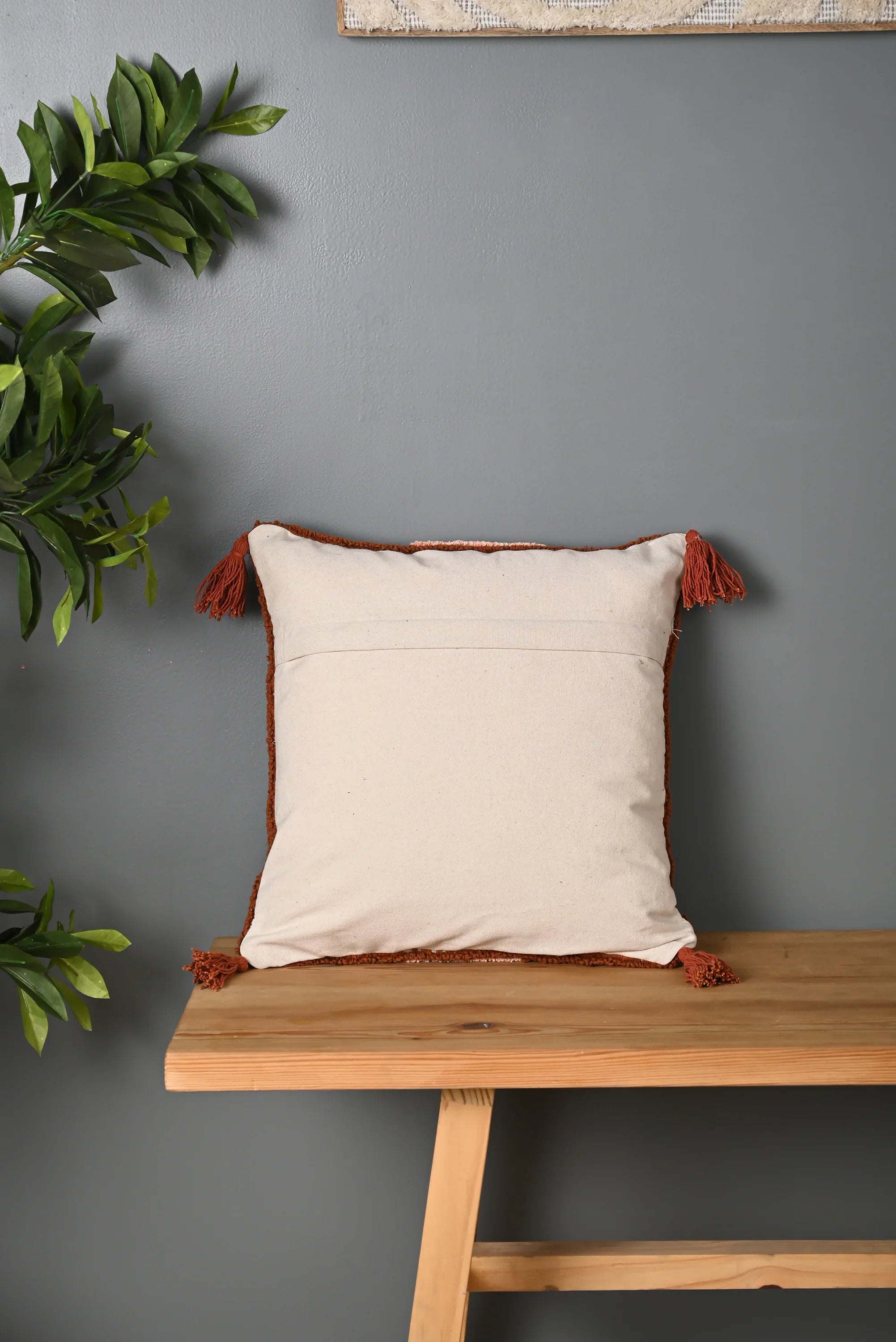 Tuffted Multicolor Cotton Cushion Cover - SanskrutiHomes