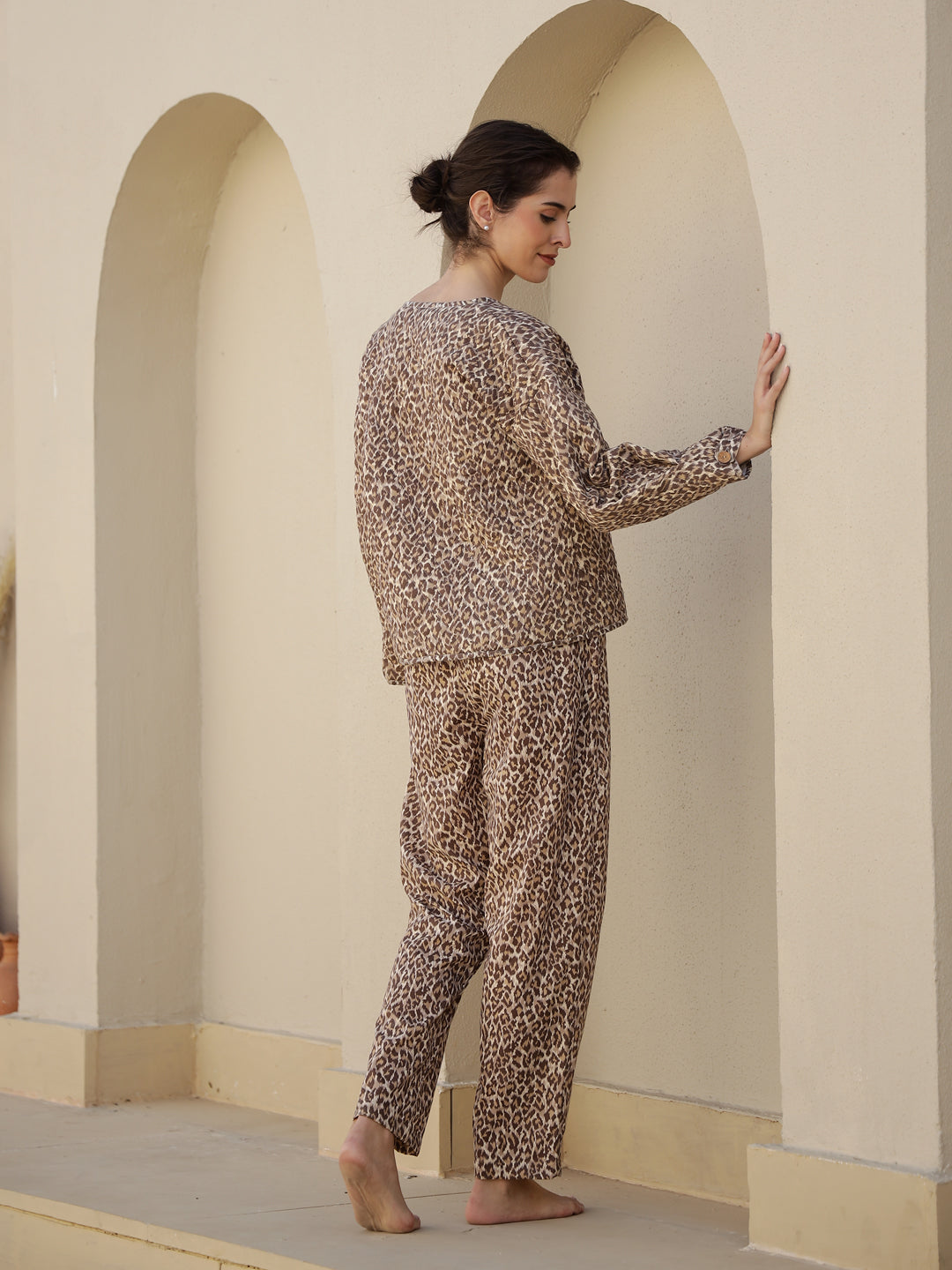Set Of 3 Quilted Printed Co-Ords Set For Women