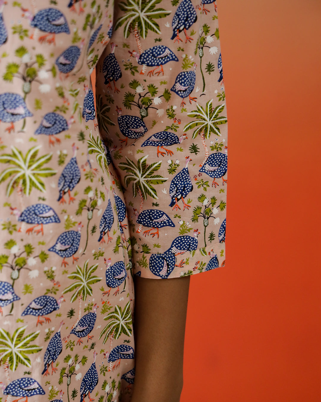 Floral Printed Cotton Top for Women