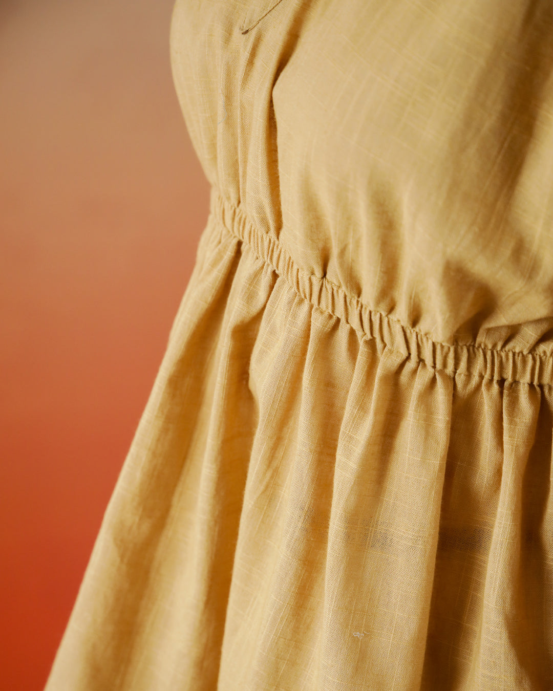 Solid Cotton Embroidered Top