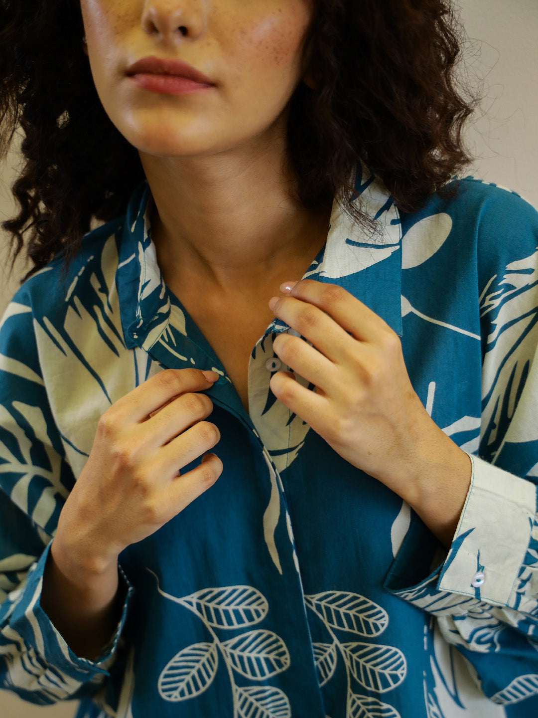 Flower Printed Night Suit Set for Women