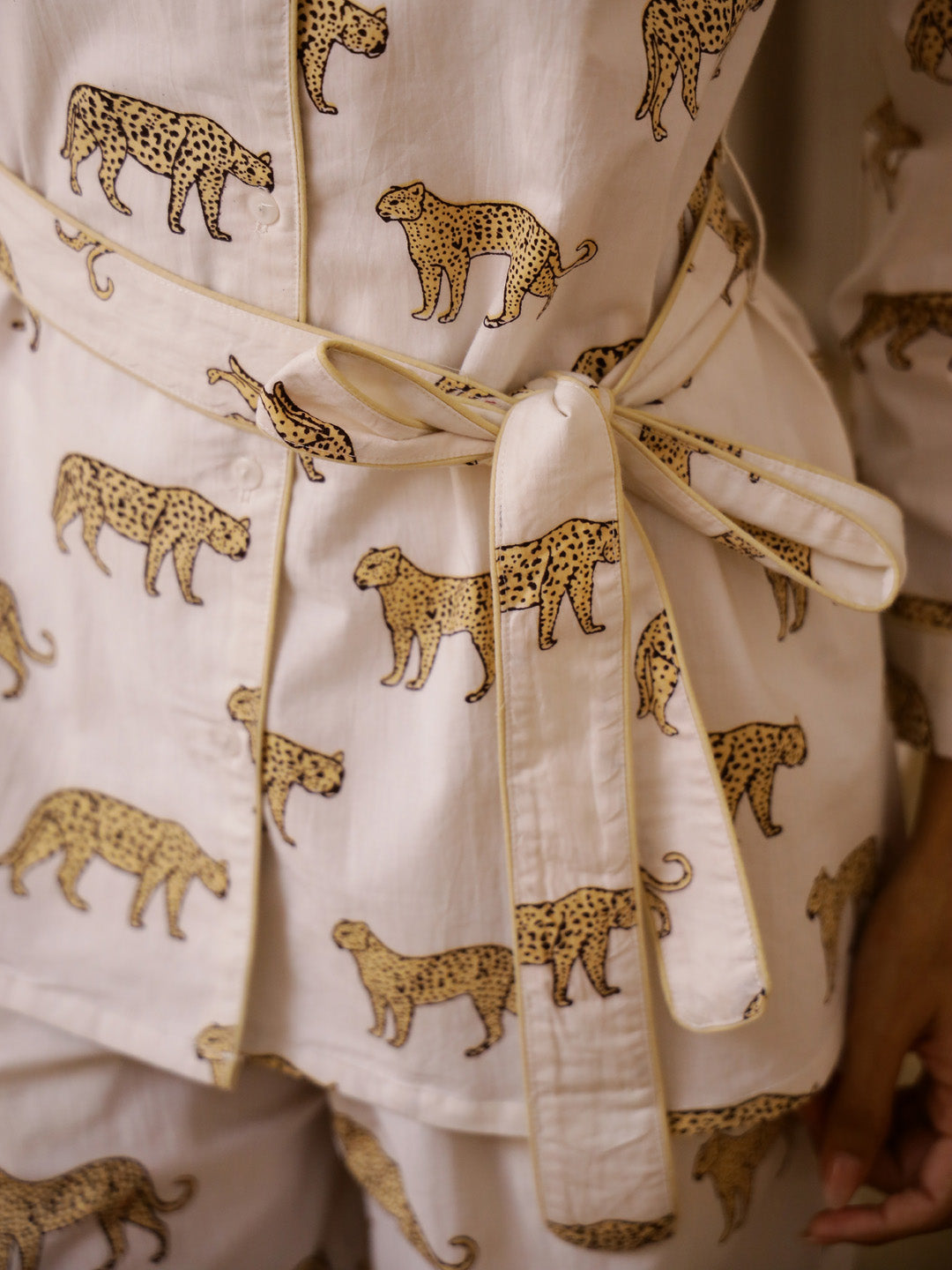 Animal Print Cotton Night Suit Set
