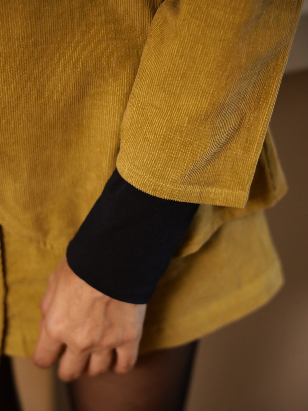 Solid Print Women Co-ords Set with Skirt