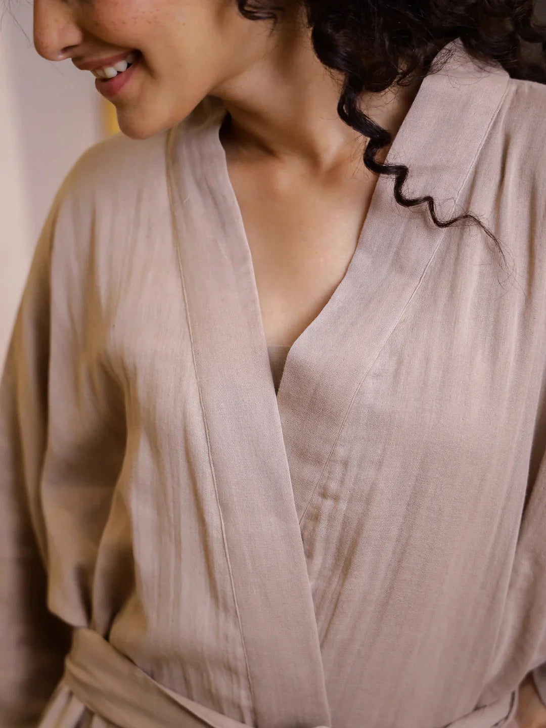 Set of 3 Cotton GAUZE Night Suit Set - SanskrutiHomes