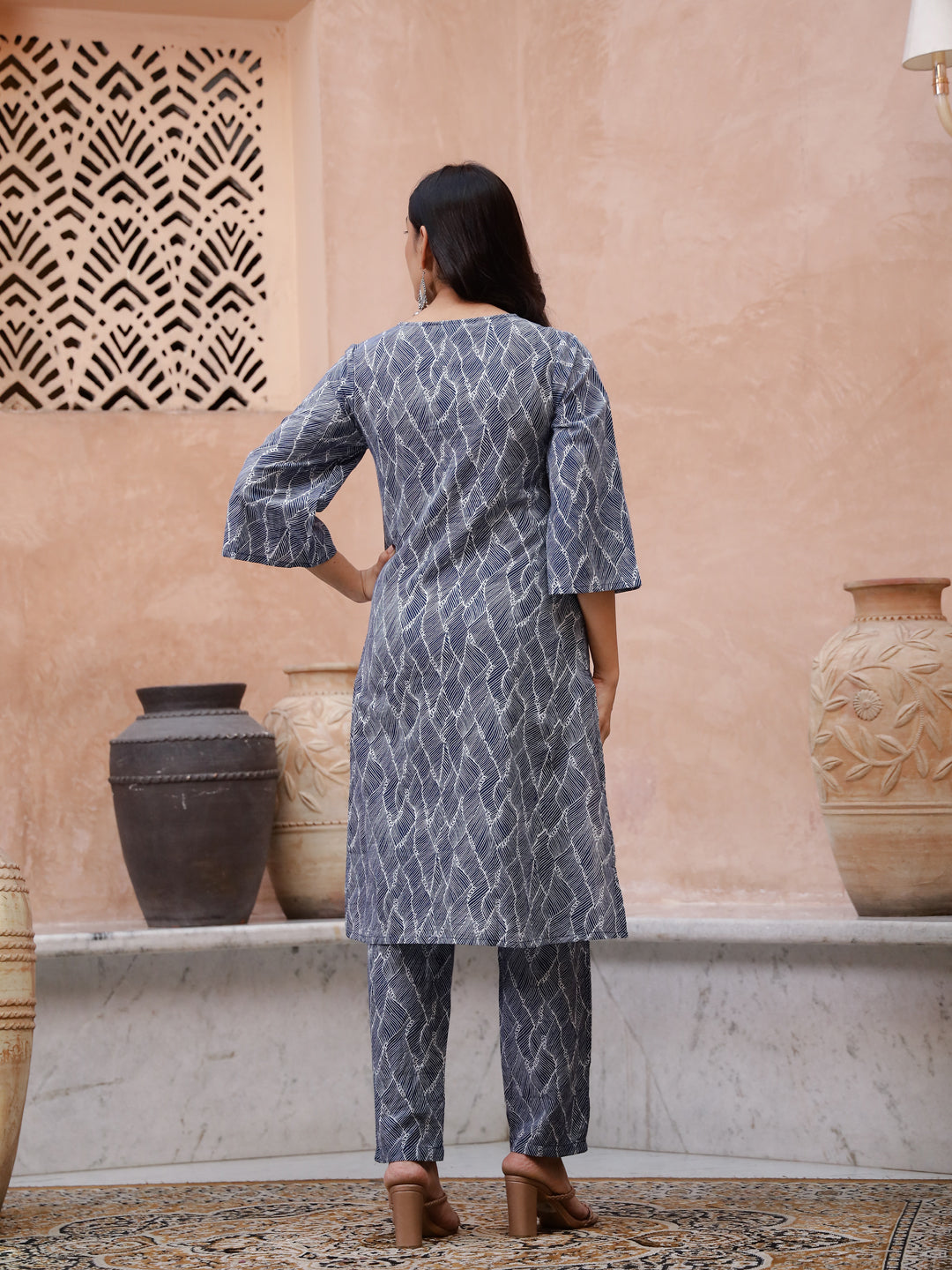 Floral Printed Kurta Set