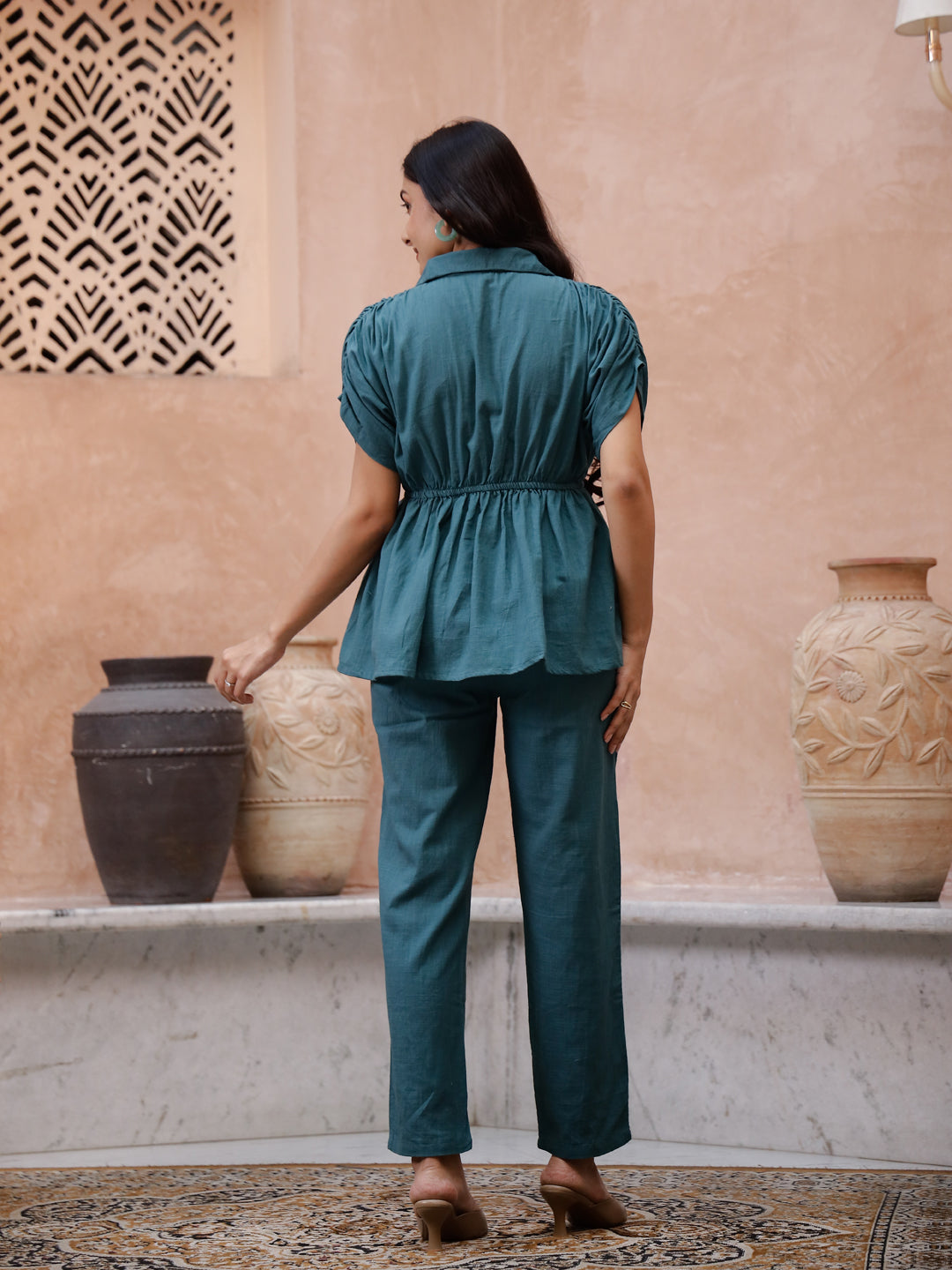 Floral Printed Cord Set