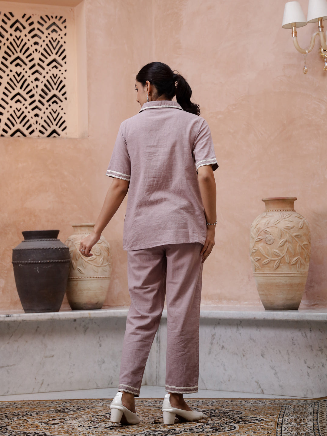 Floral Printed Cord Set