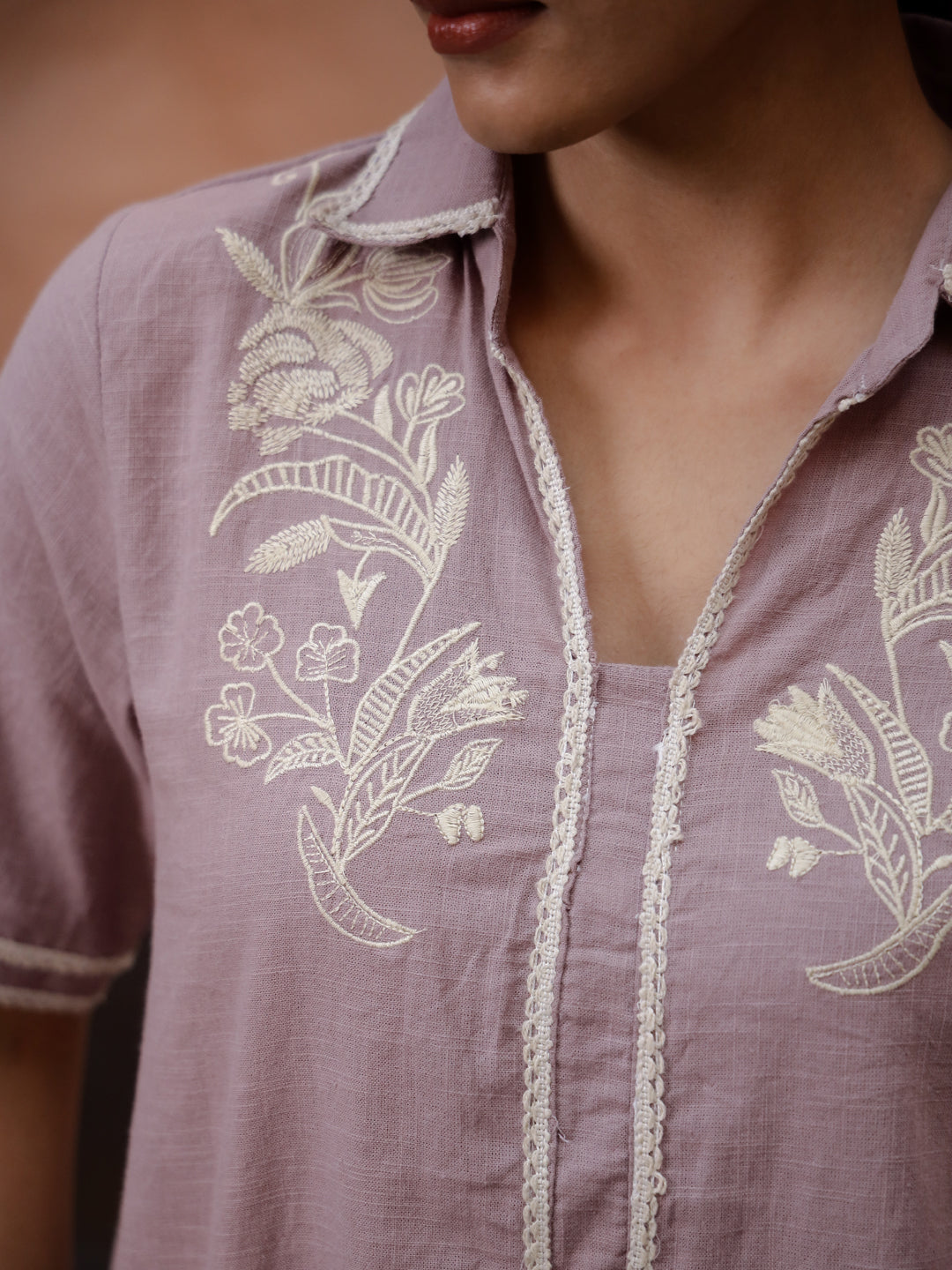 Floral Printed Cord Set